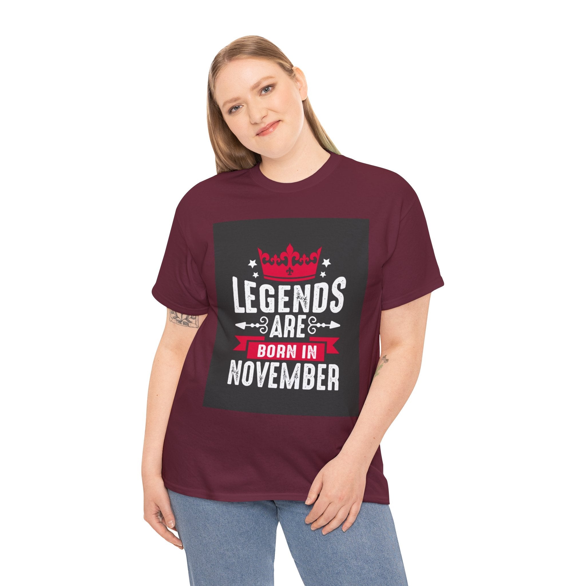 Legends Born in November Unisex T- Shirt Printify