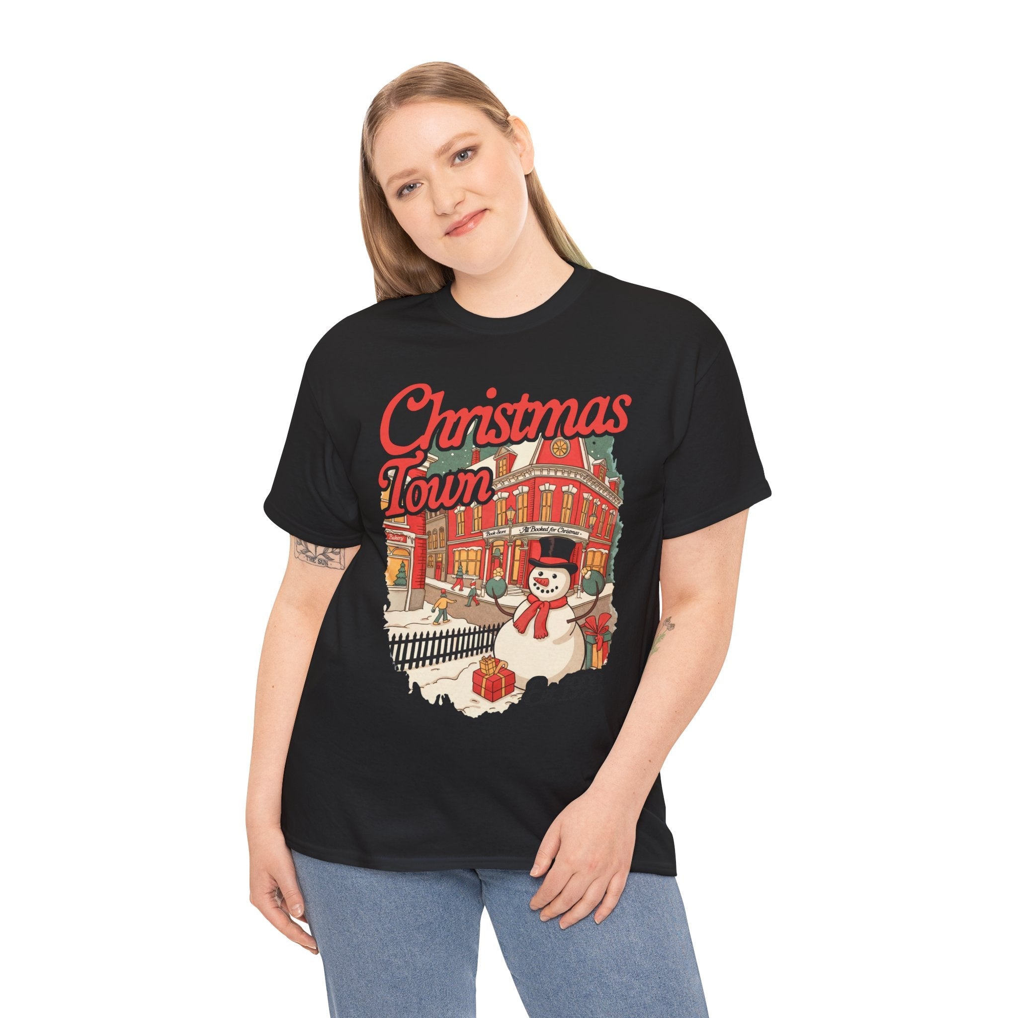 Christmas Town Unisex Graphic T- Shirt Printify