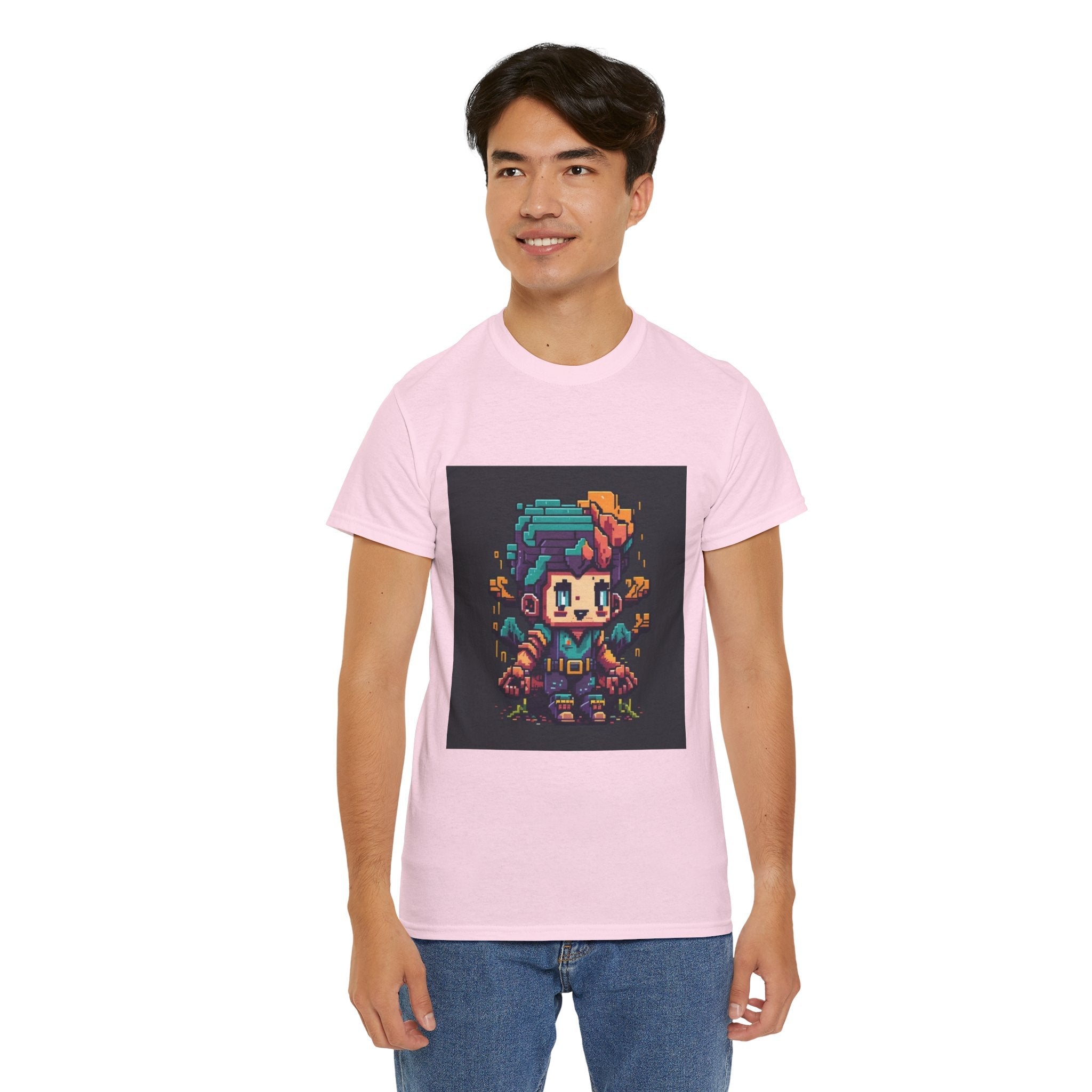Pixel Art Retro Gamer T- Shirt Printify