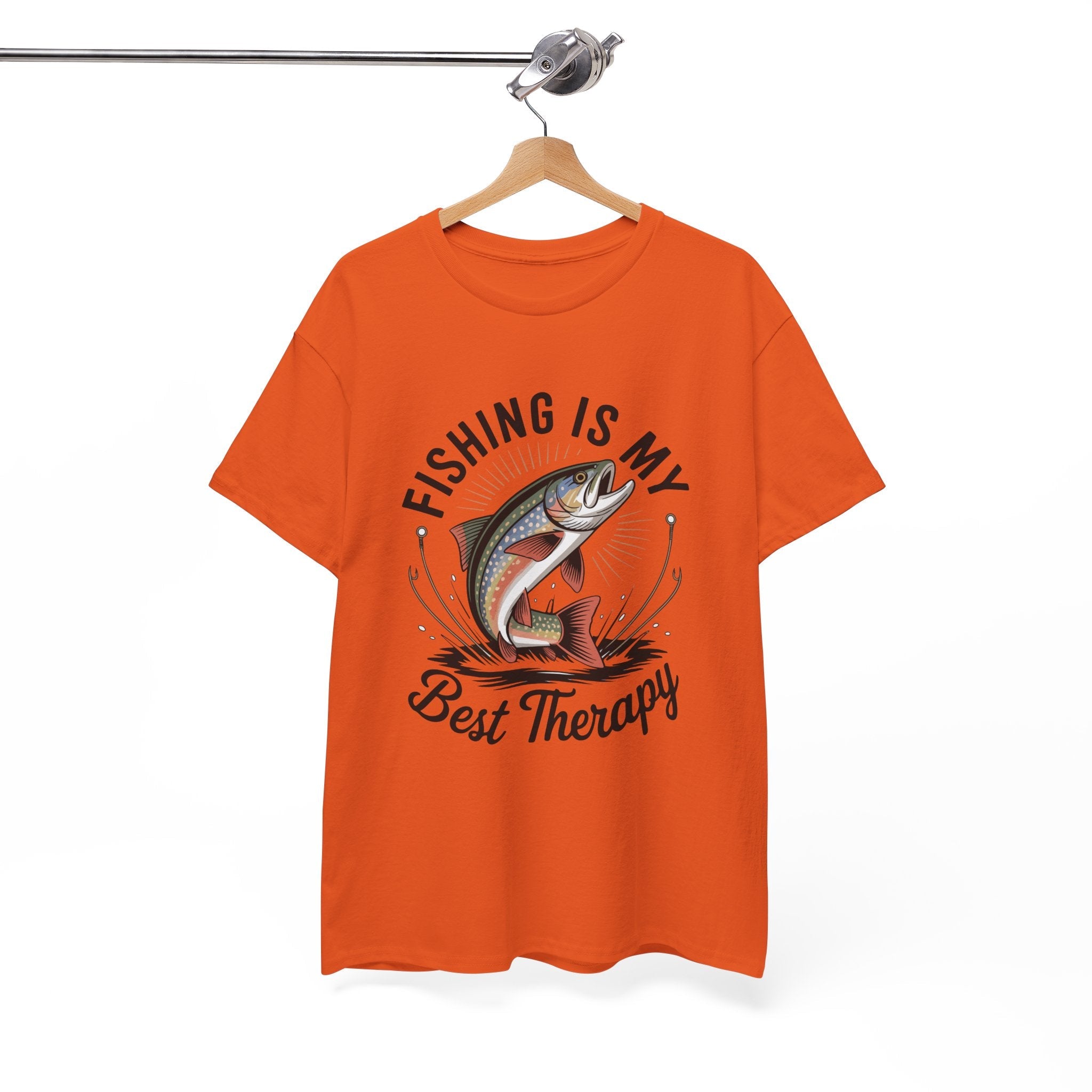Fishing Is My Best Therapy Unisex T- Shirt Printify