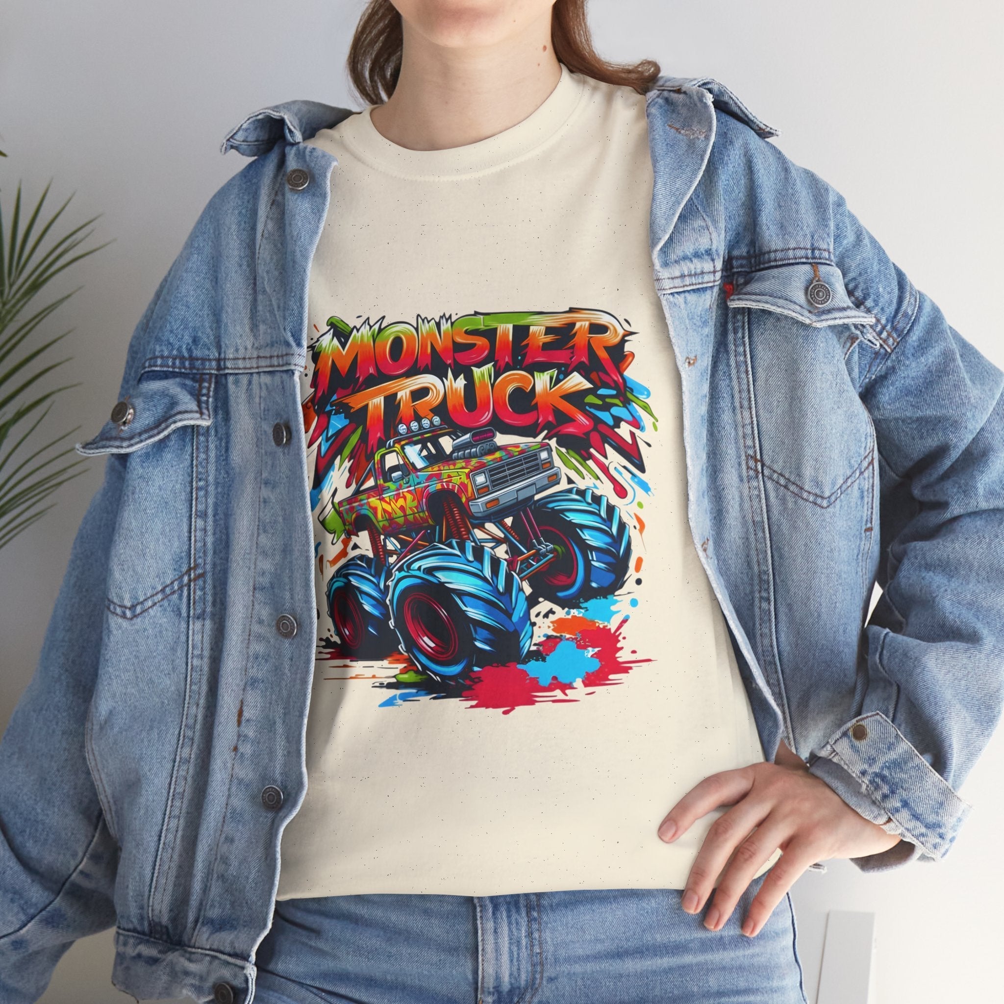 Monster Trucks Graffiti T- Shirt Printify
