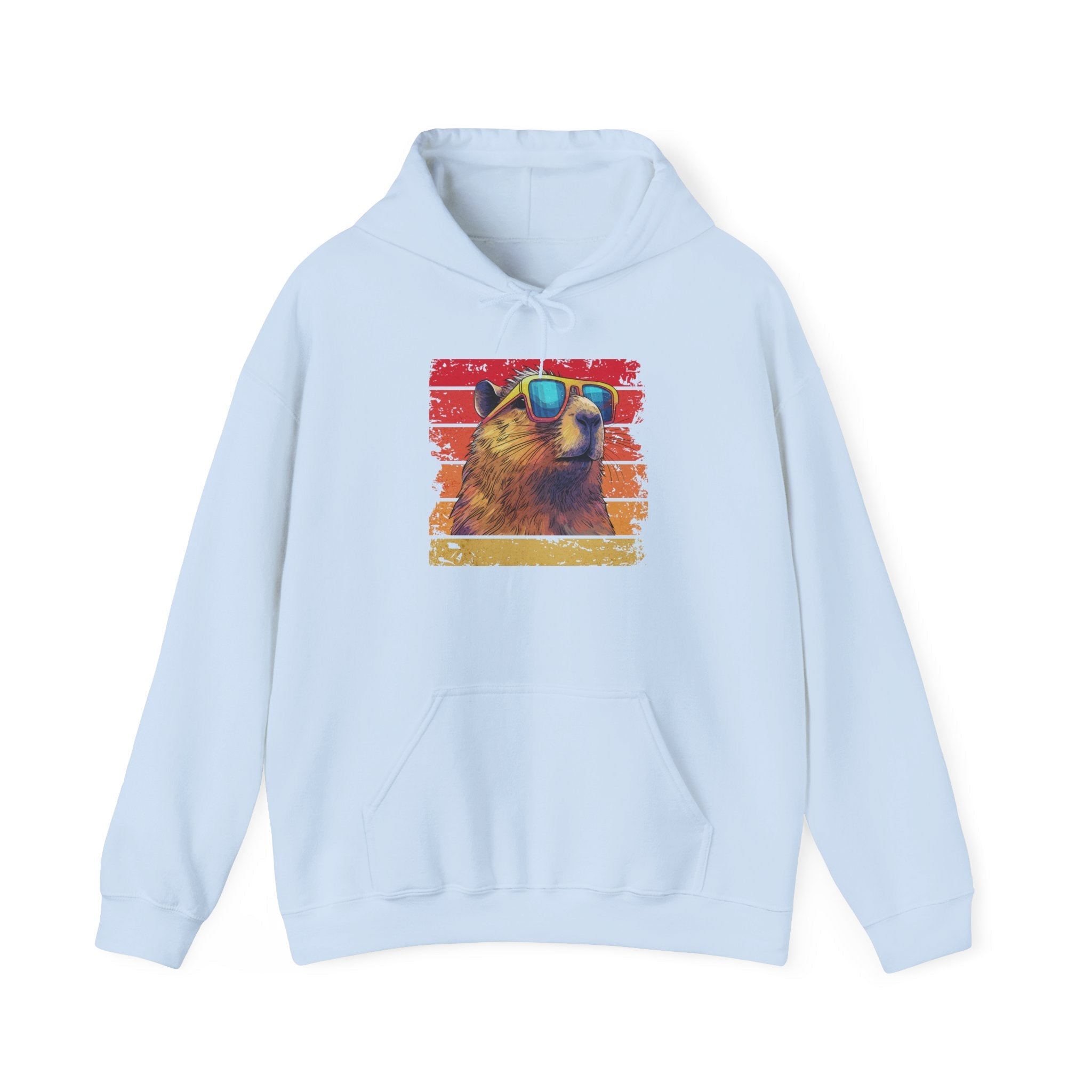 Vintage Retro Sunglasses Bear Hoodie Printify