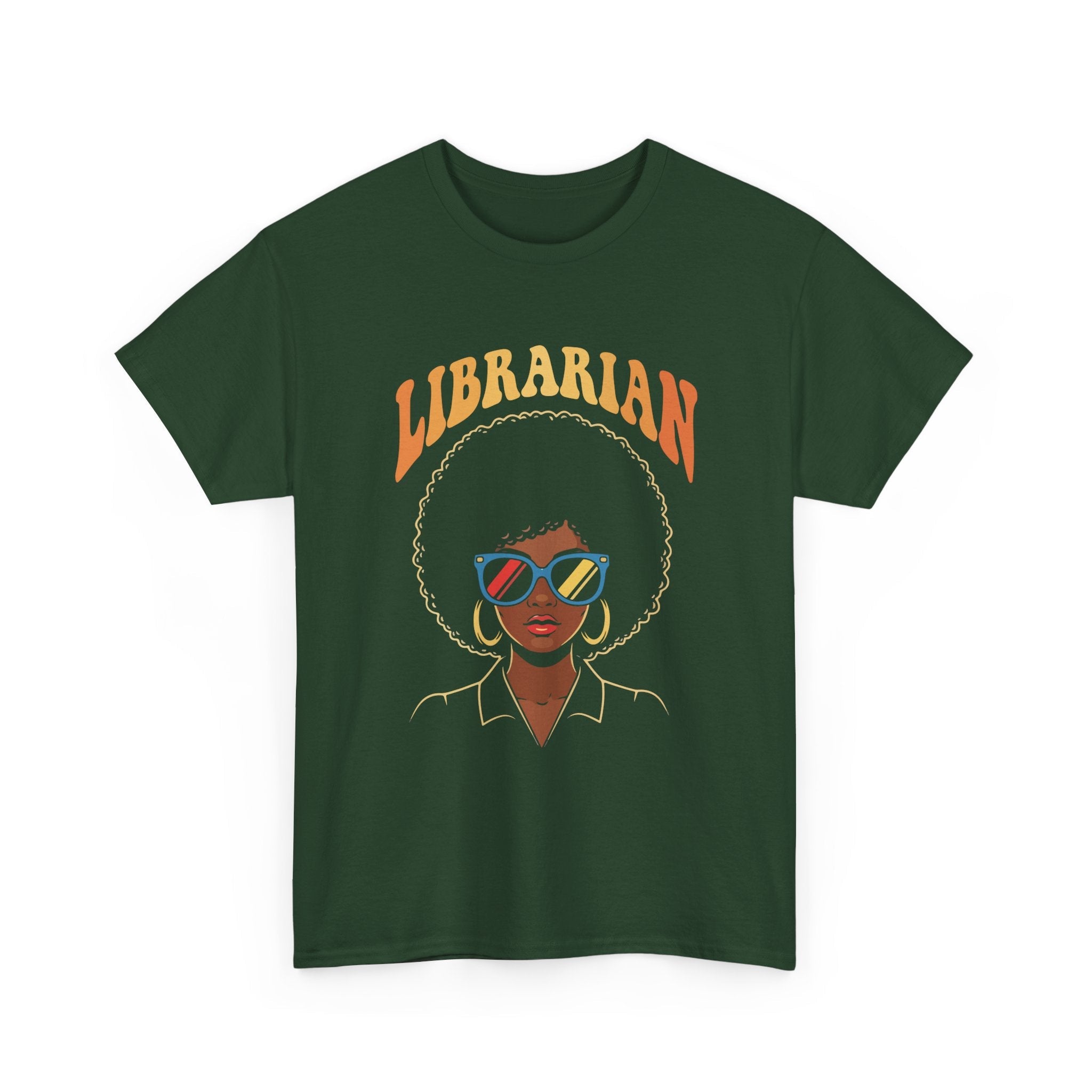 Cool Librarian Unisex Vintage T- Shirt Printify