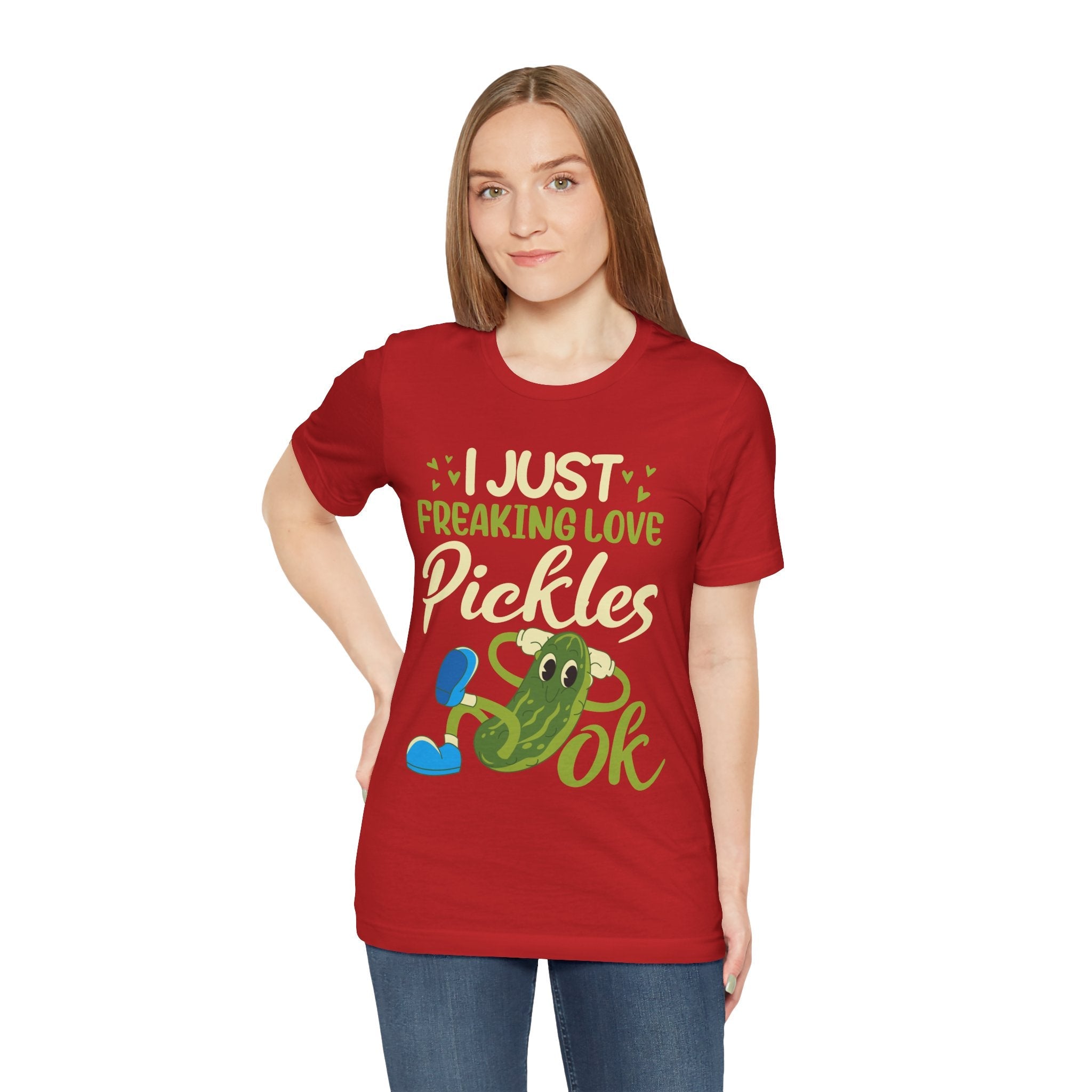 I Just Freaking Love Pickles T-Shirt Printify