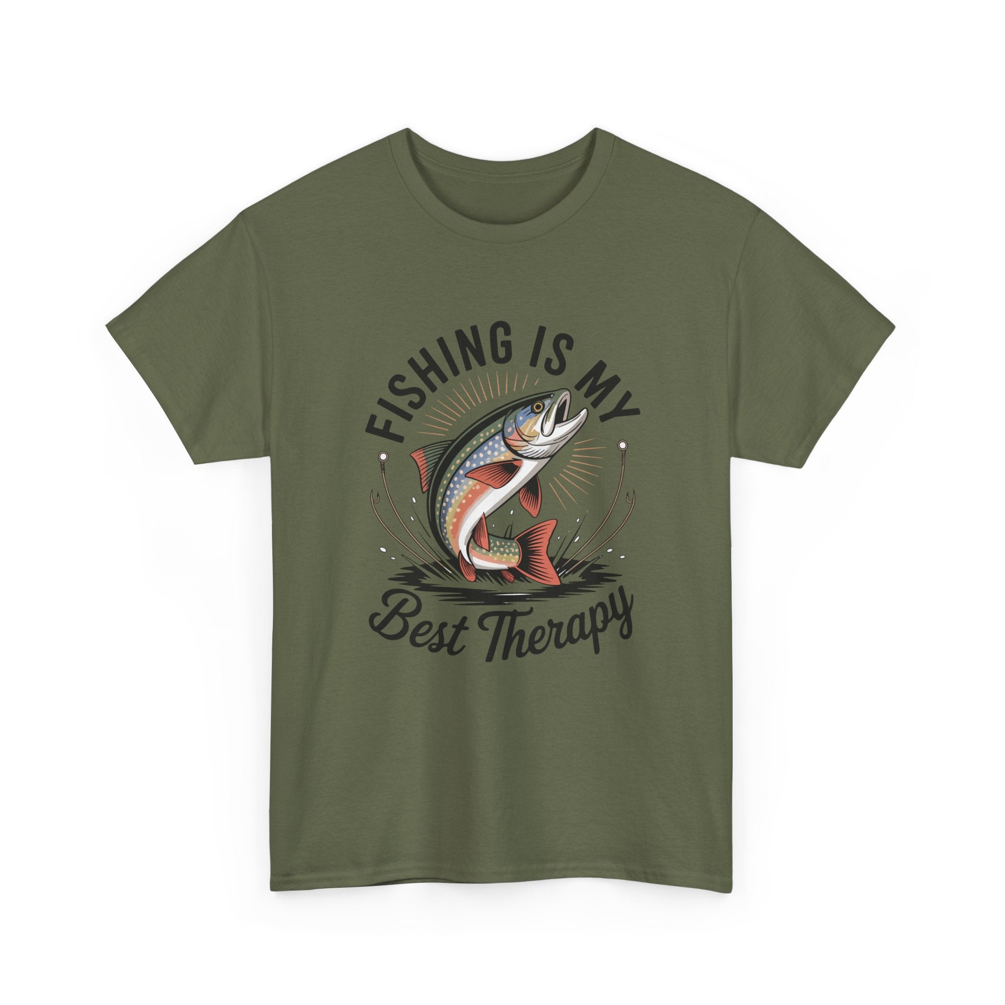 Fishing Is My Best Therapy Unisex T- Shirt Printify