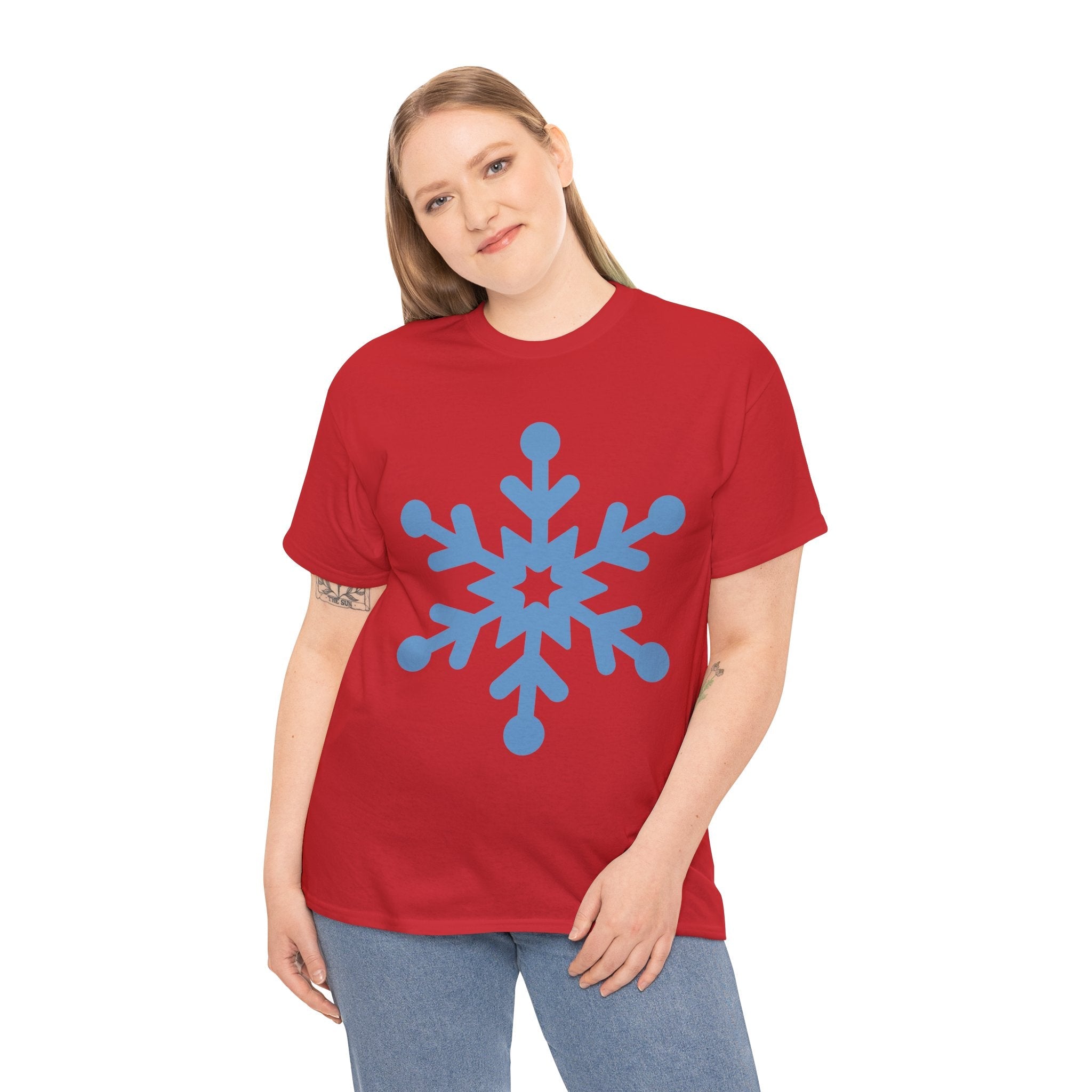 Cozy Winter Snowflake Unisex T-shirt Printify