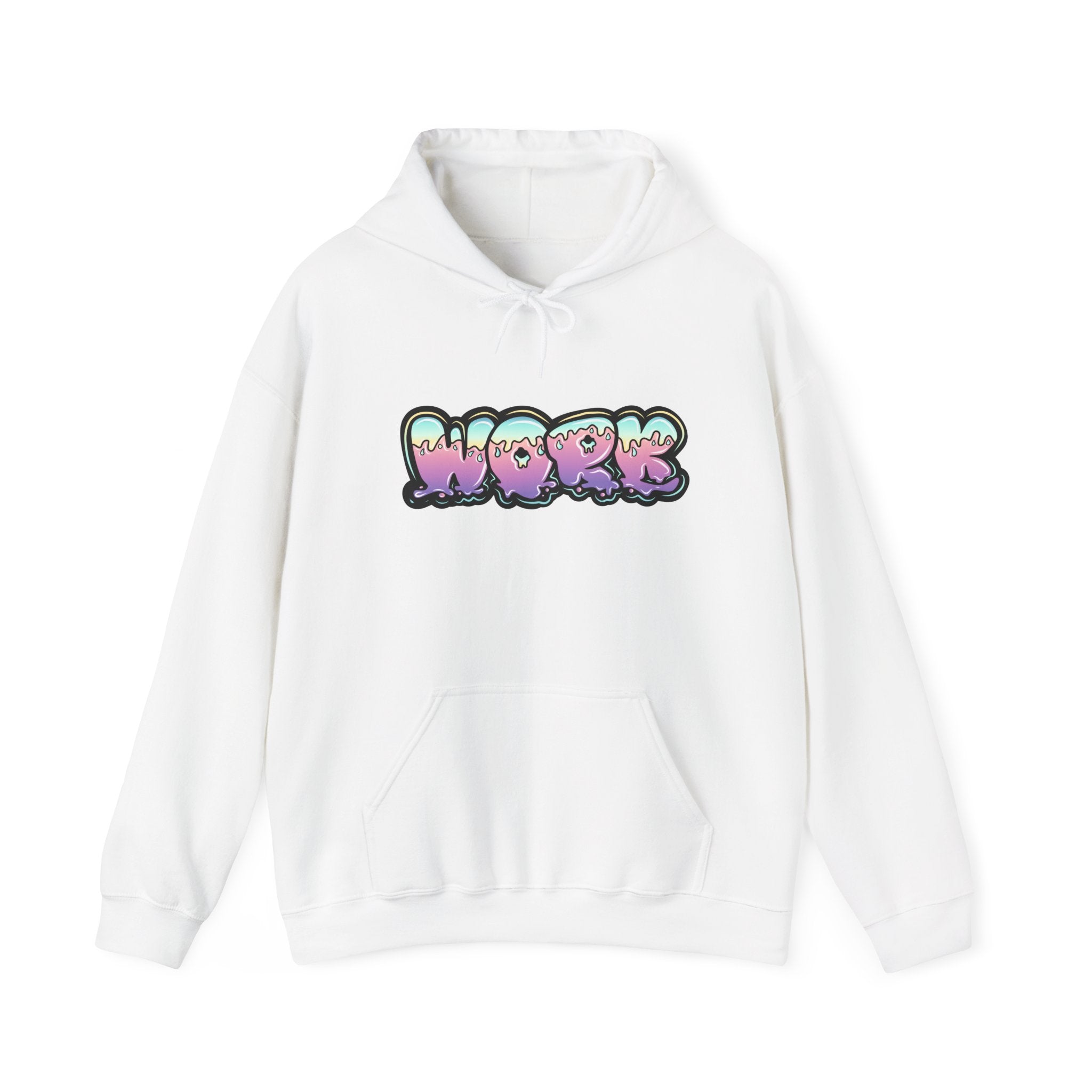 Work Graffiti Streetwear  Hoodie Printify