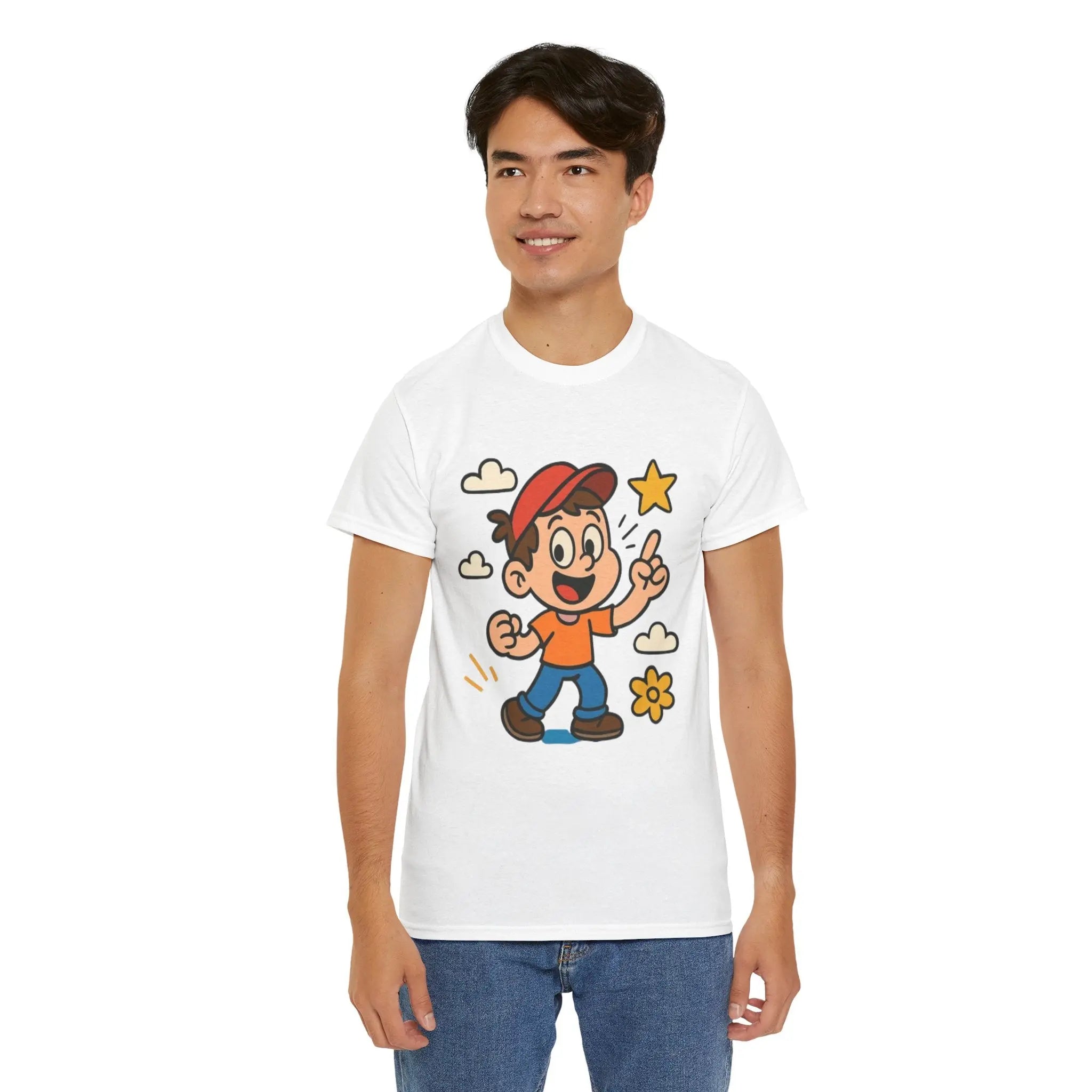 Cute Cartoon Kid Unisex T-Shirt Printify