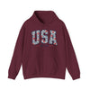 USA Floral Hoodie