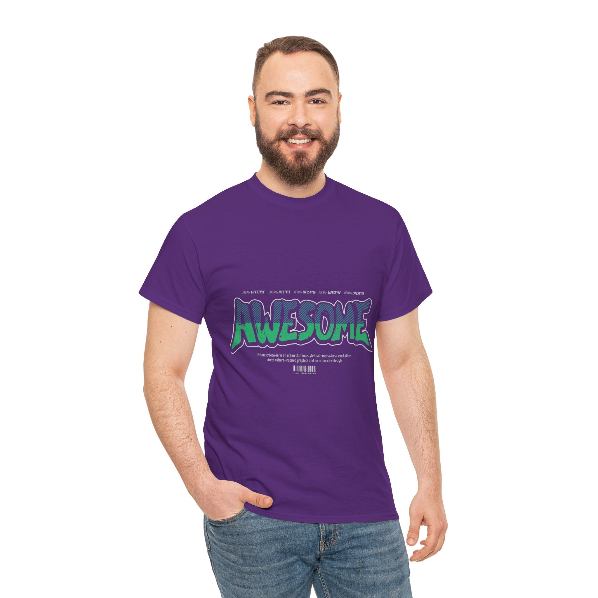 Retro Awesome Unisex Graphic T- Shirt Printify