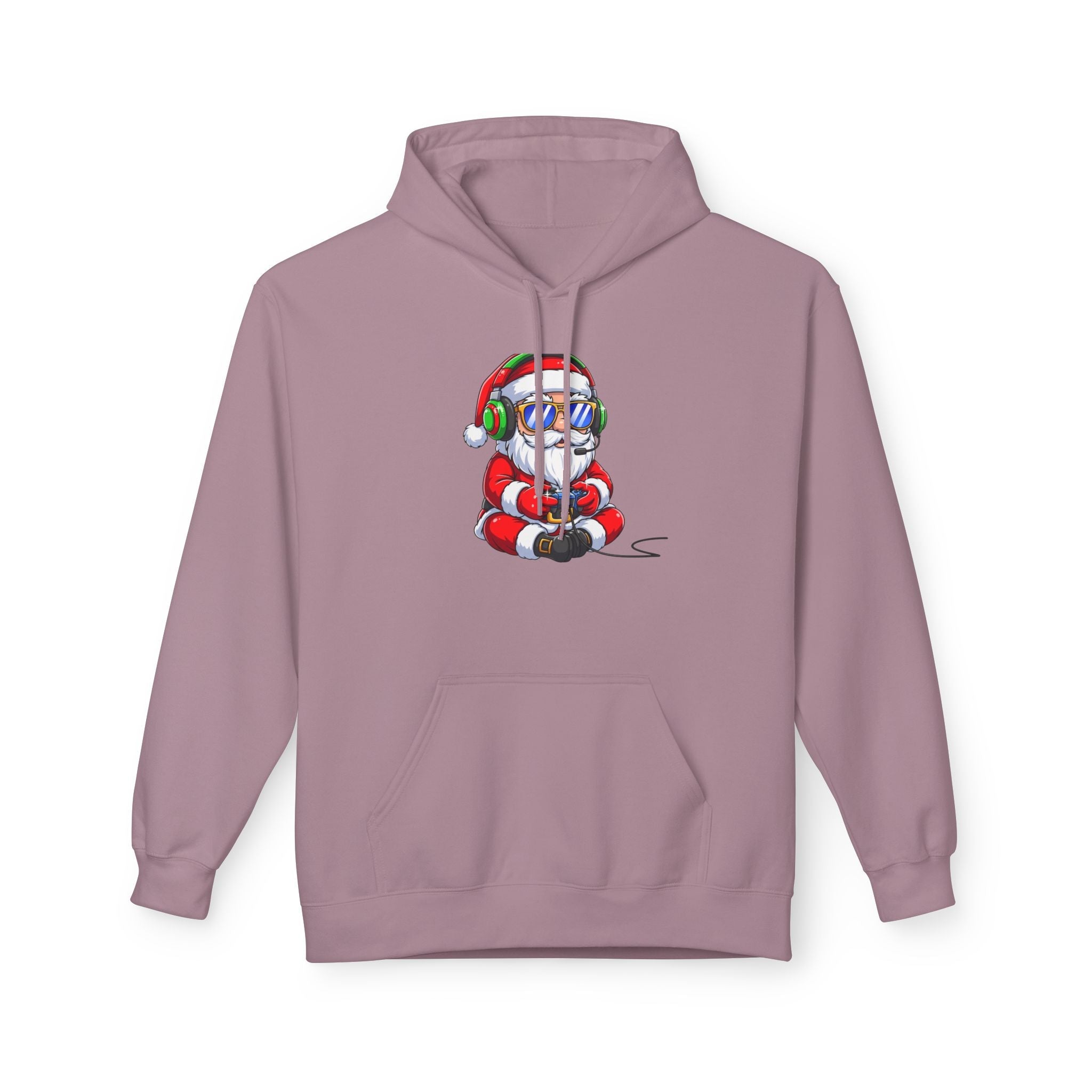 Cute Gamer Santa Christmas Hoodie Printify