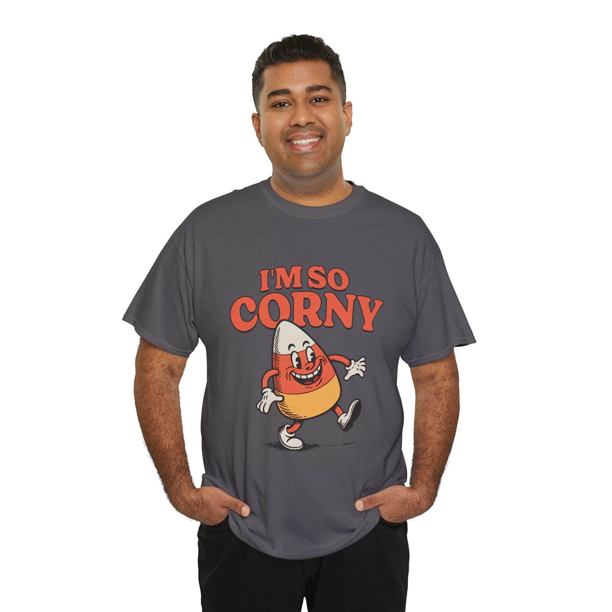 Funny Corny Graphic T-Shirt Printify