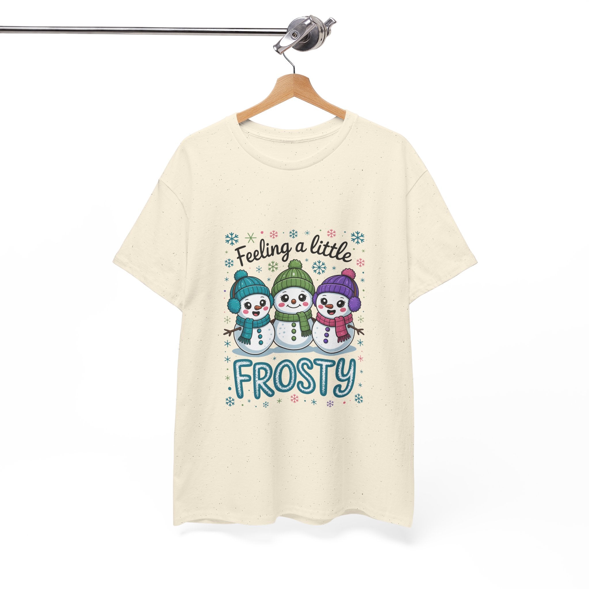 Frosty Friends Graphic Winter T- Shirt Printify