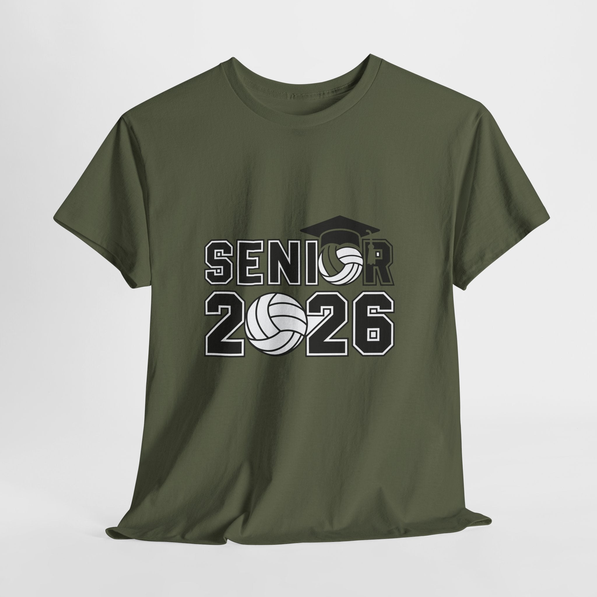 Senior 2026 Volleyball Graduation T- Shirt Printify