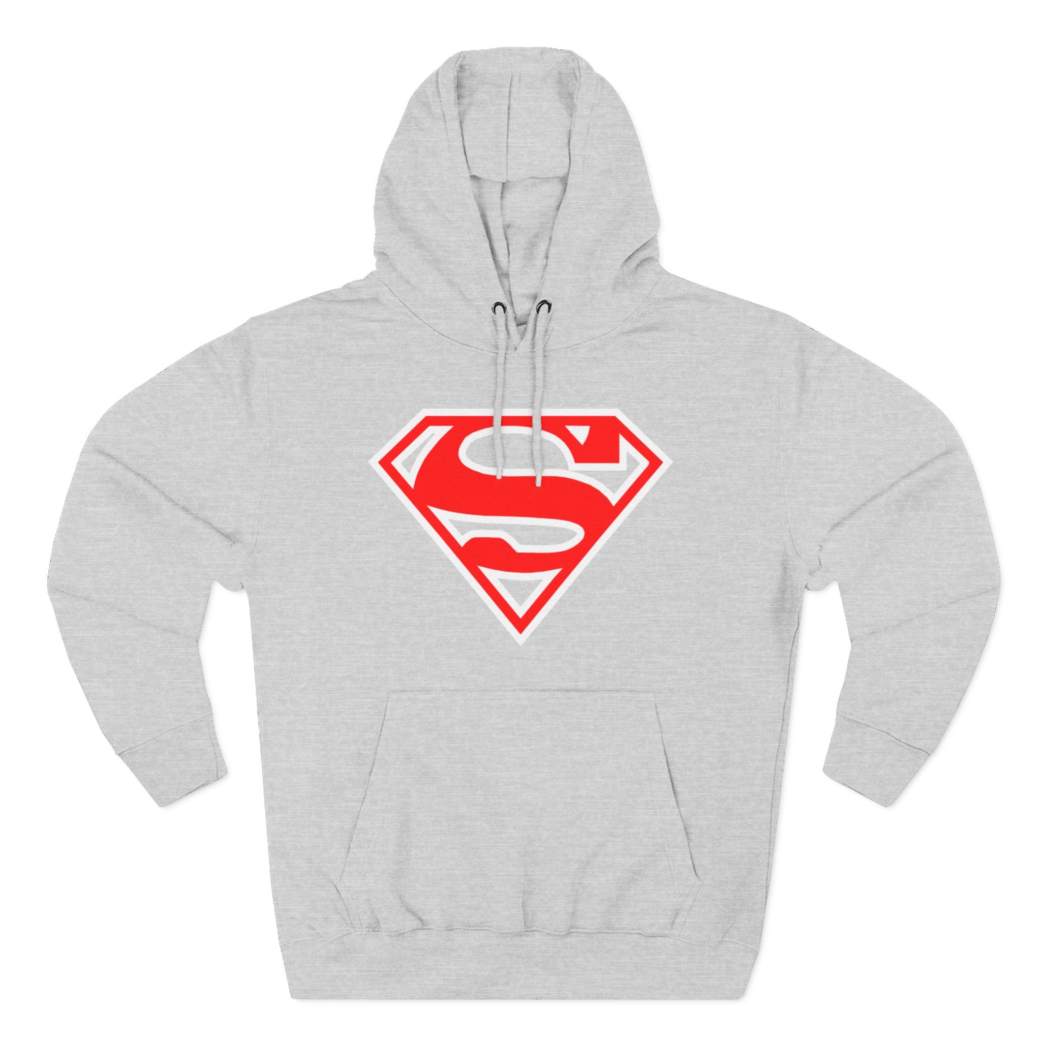 Superman Premium Fleece Hoodie Printify