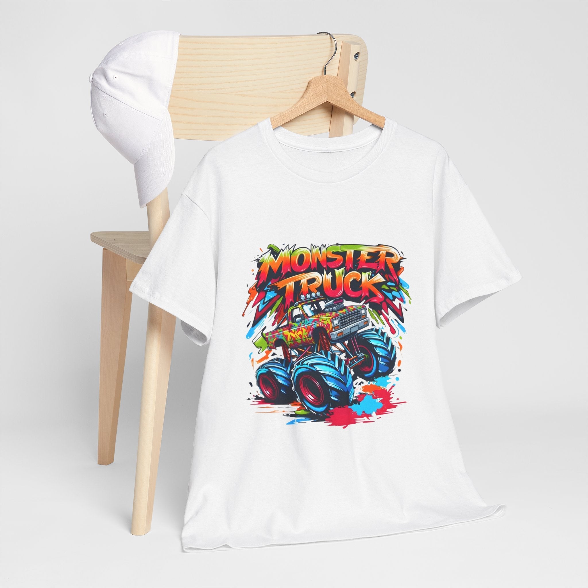 Monster Trucks Graffiti T- Shirt Printify