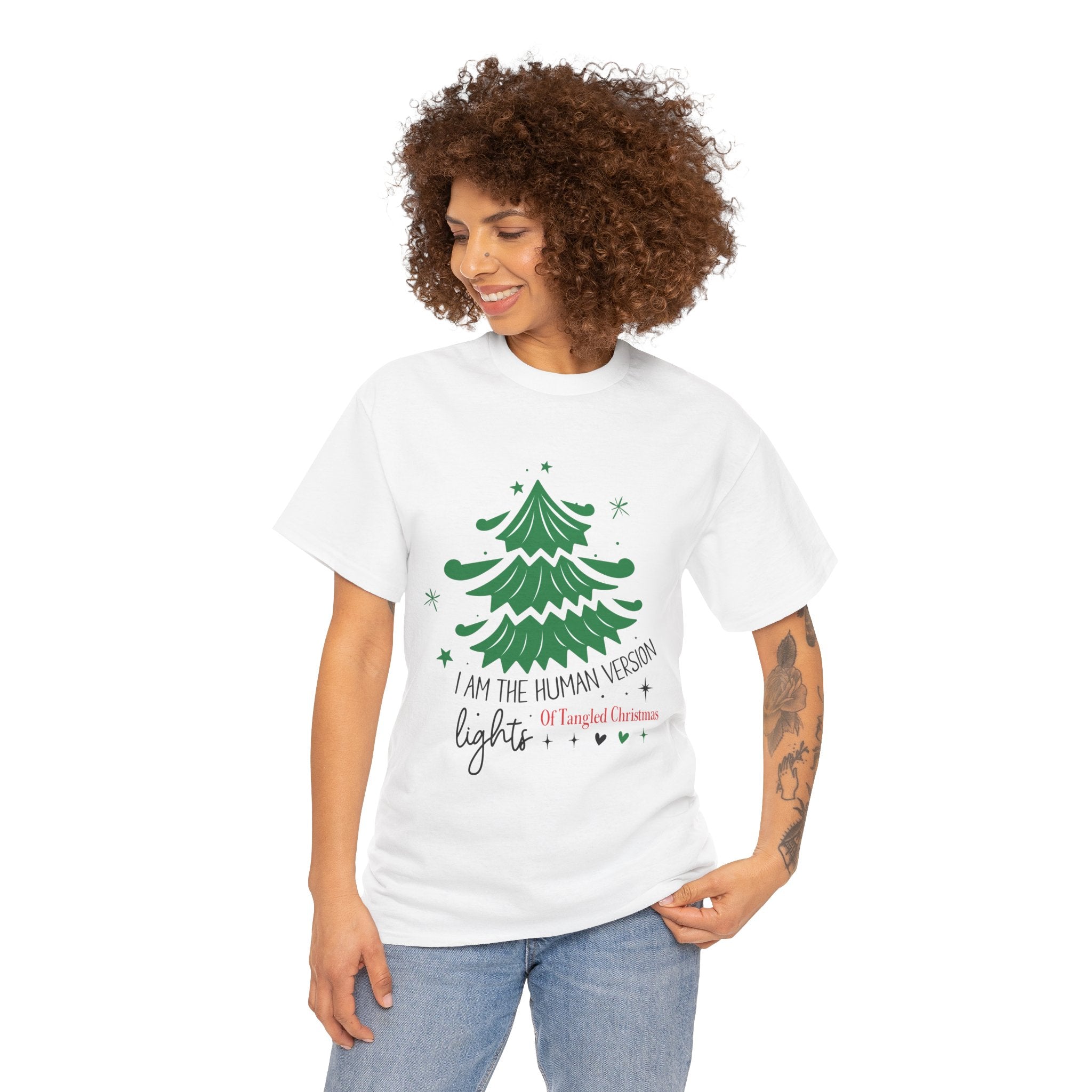 Funny Christmas Tree Graphic  T- Shirt Printify