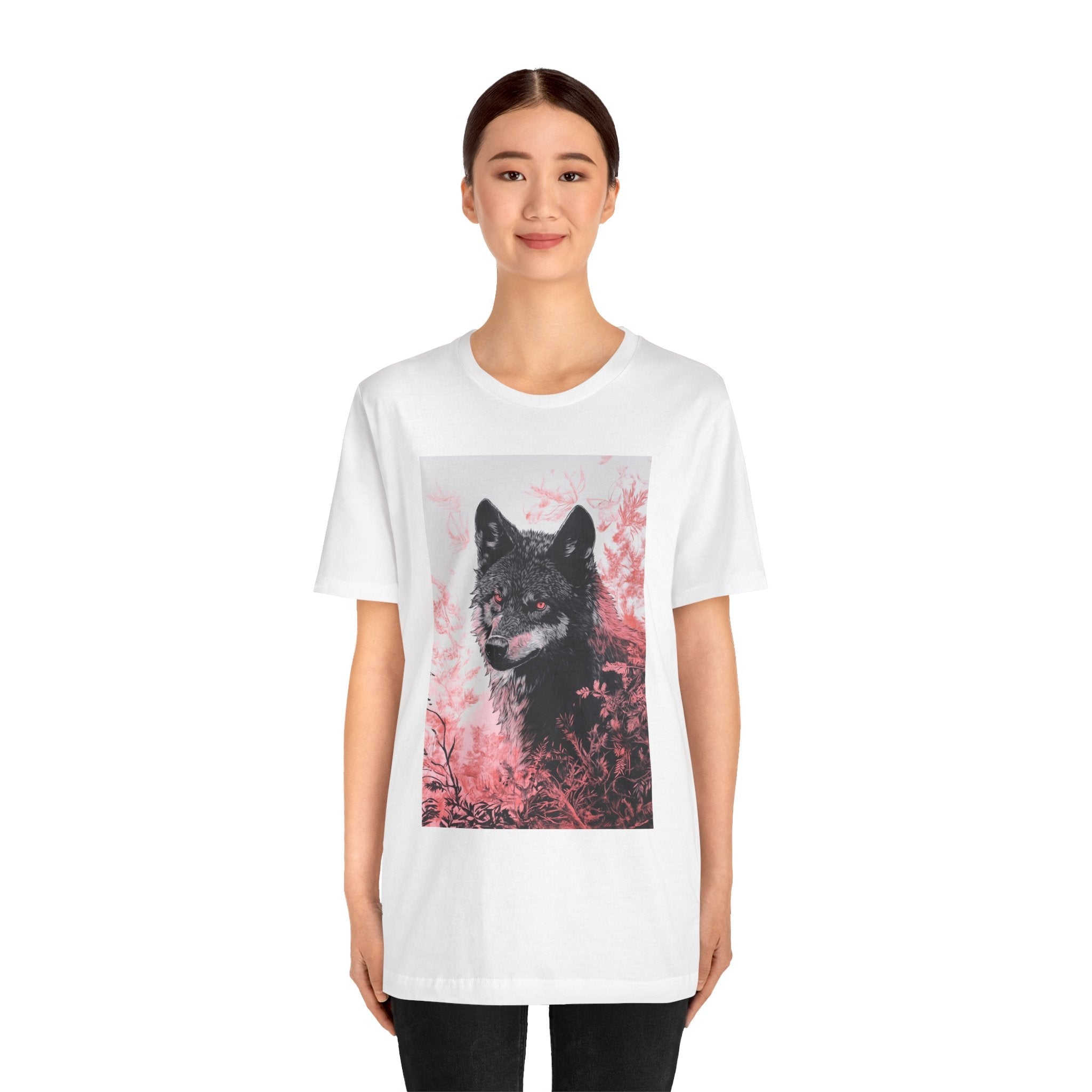Artistic Wolf Graphic T- Shirt Printify