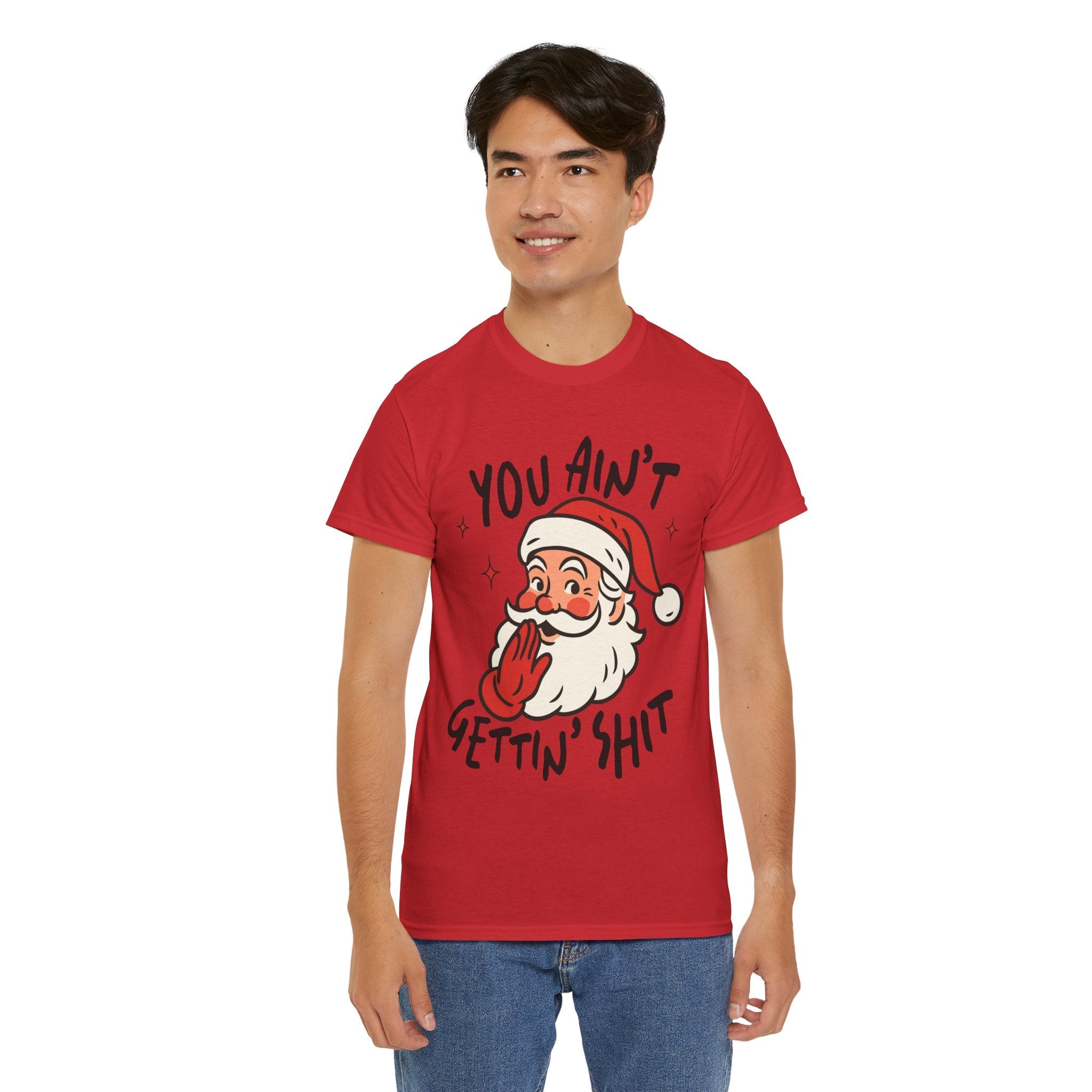 Holiday Humor Santa Funny Christmas T- Shirt Printify