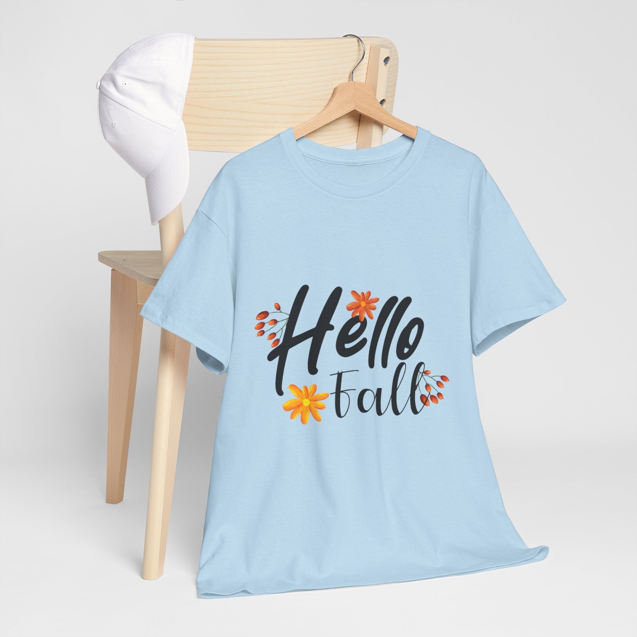 Hello Fall Graphic T-Shirt Printify