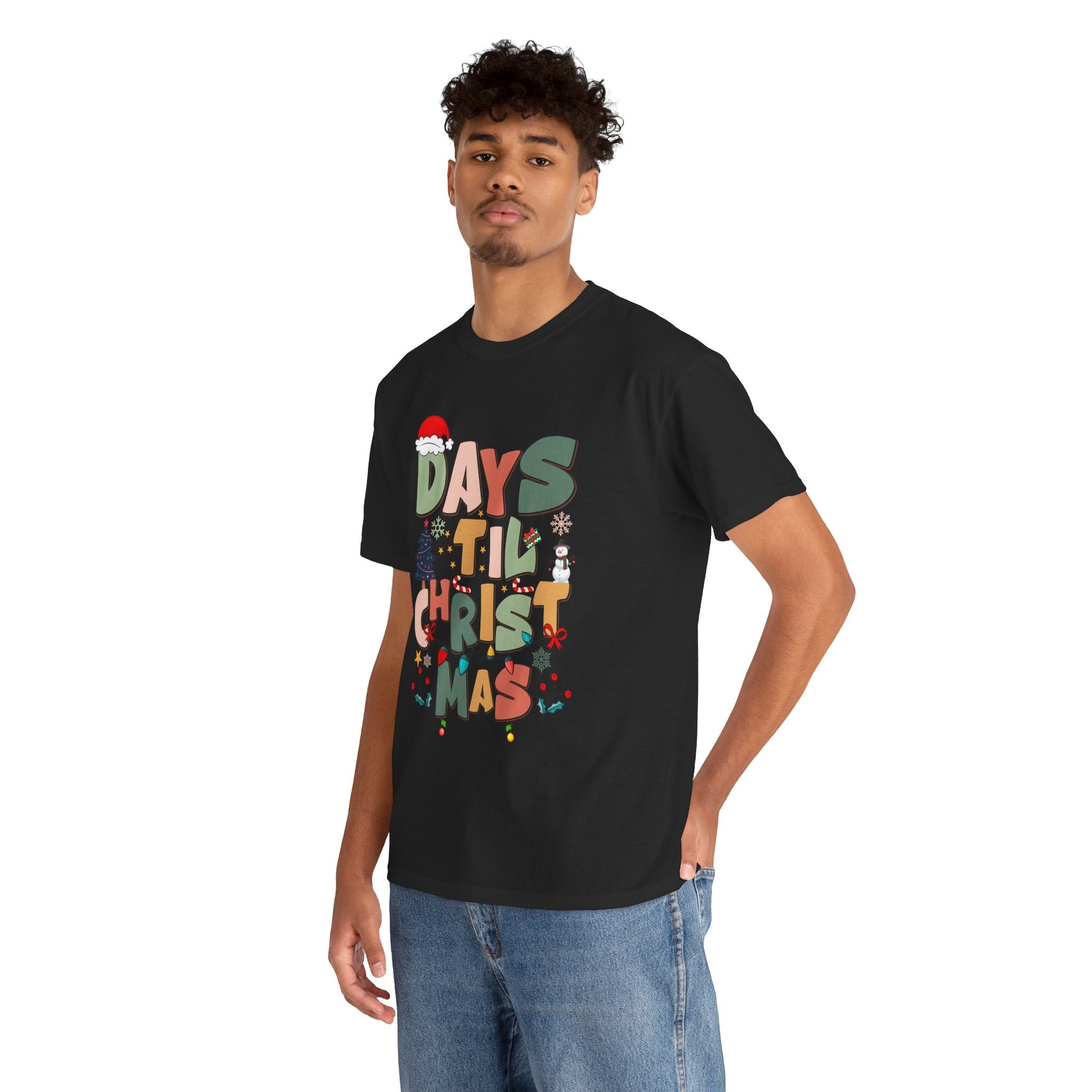 Christmas Countdown Holiday T-Shirt Printify