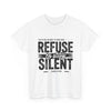 Refuse to Stay Silent Graphic T-Shirt Printify