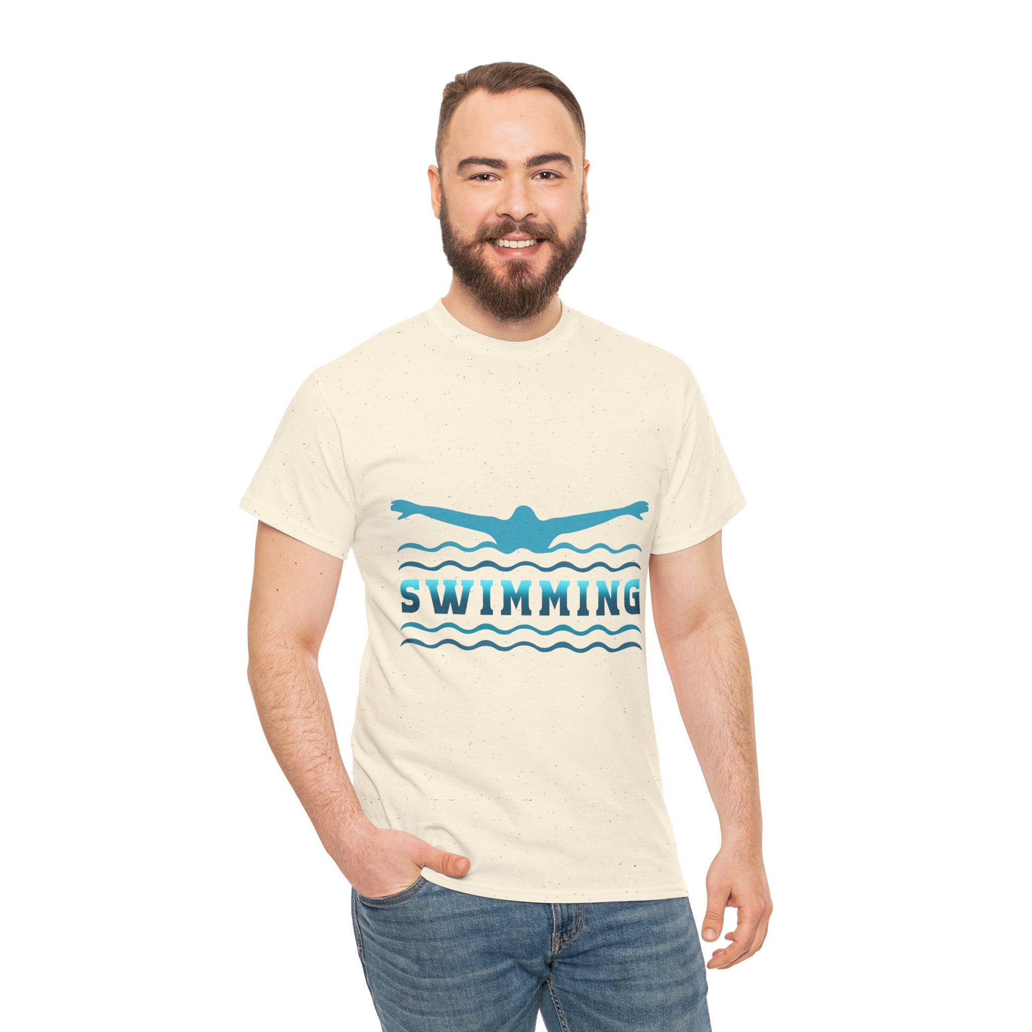 Swimming Unisex T-Shirt Printify
