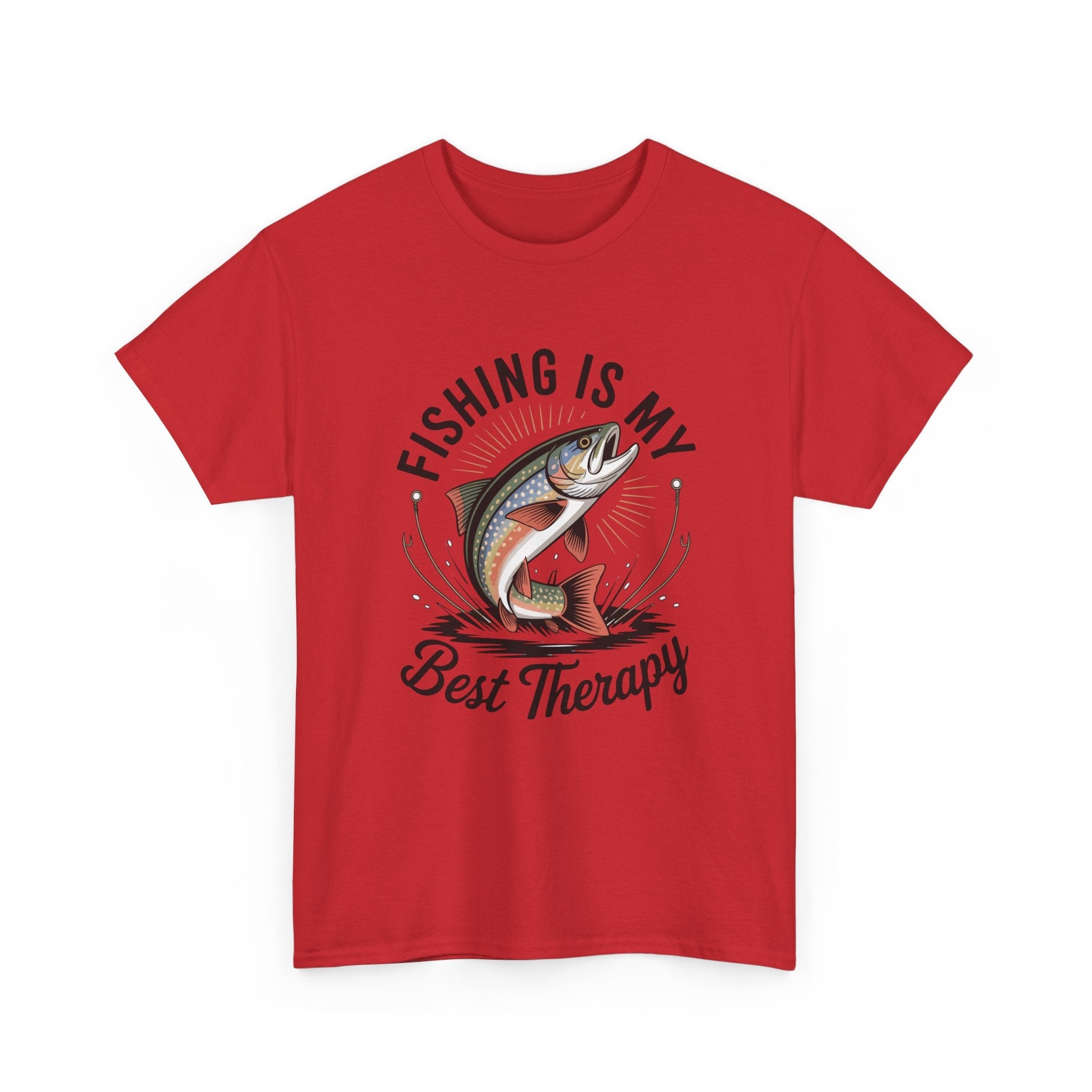 Fishing Is My Best Therapy Unisex T- Shirt Printify