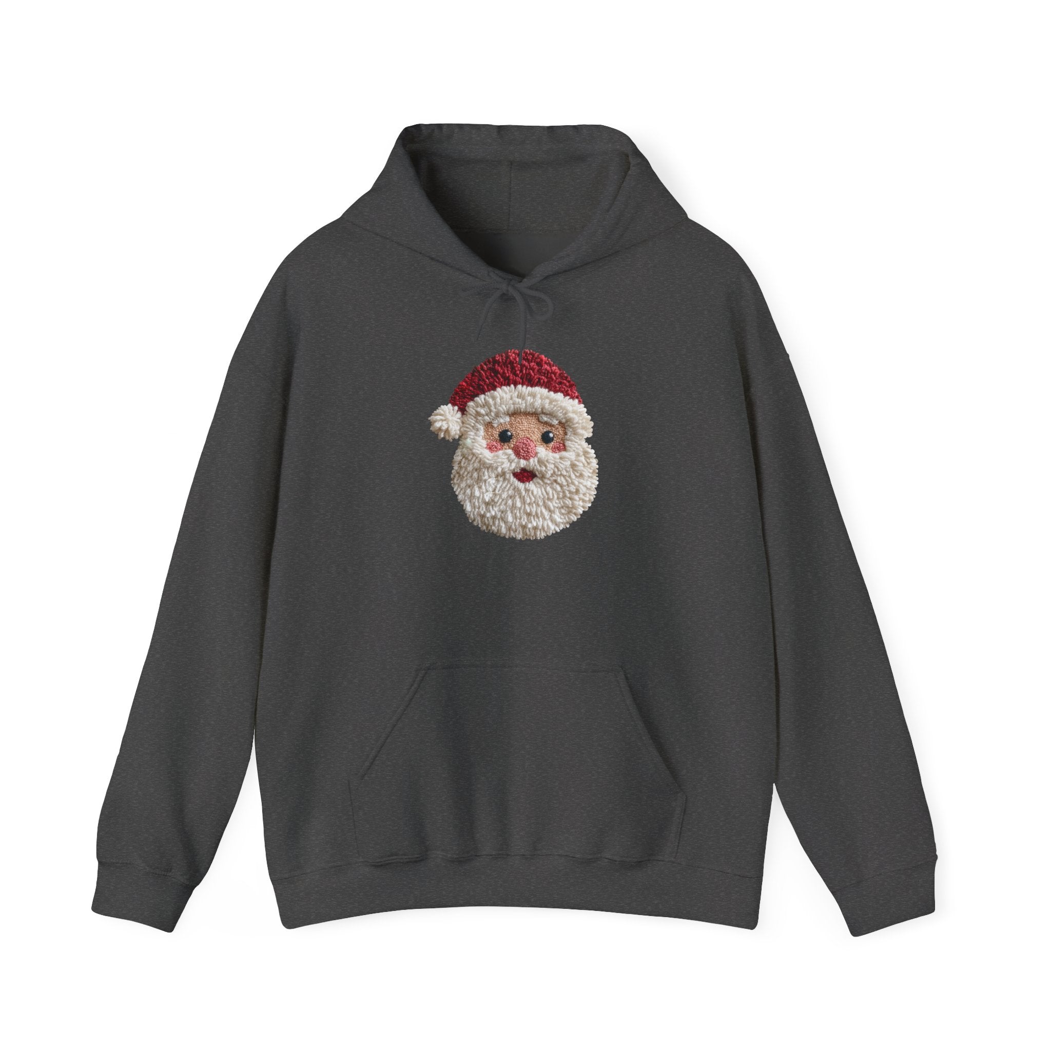 Vintage Santa Face Hoodie Printify