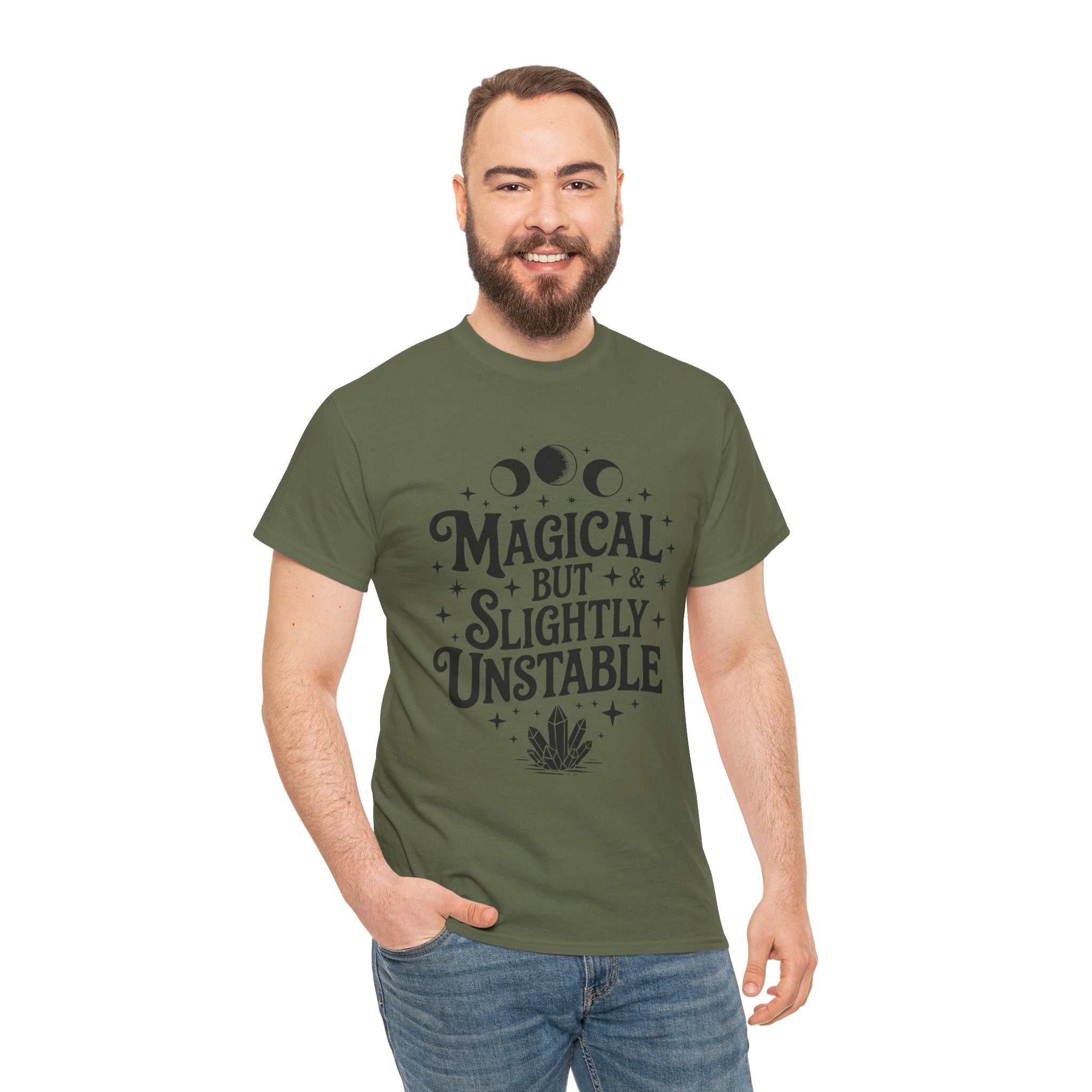 Magical & Slightly Unstable Graphic T- Shirt Printify