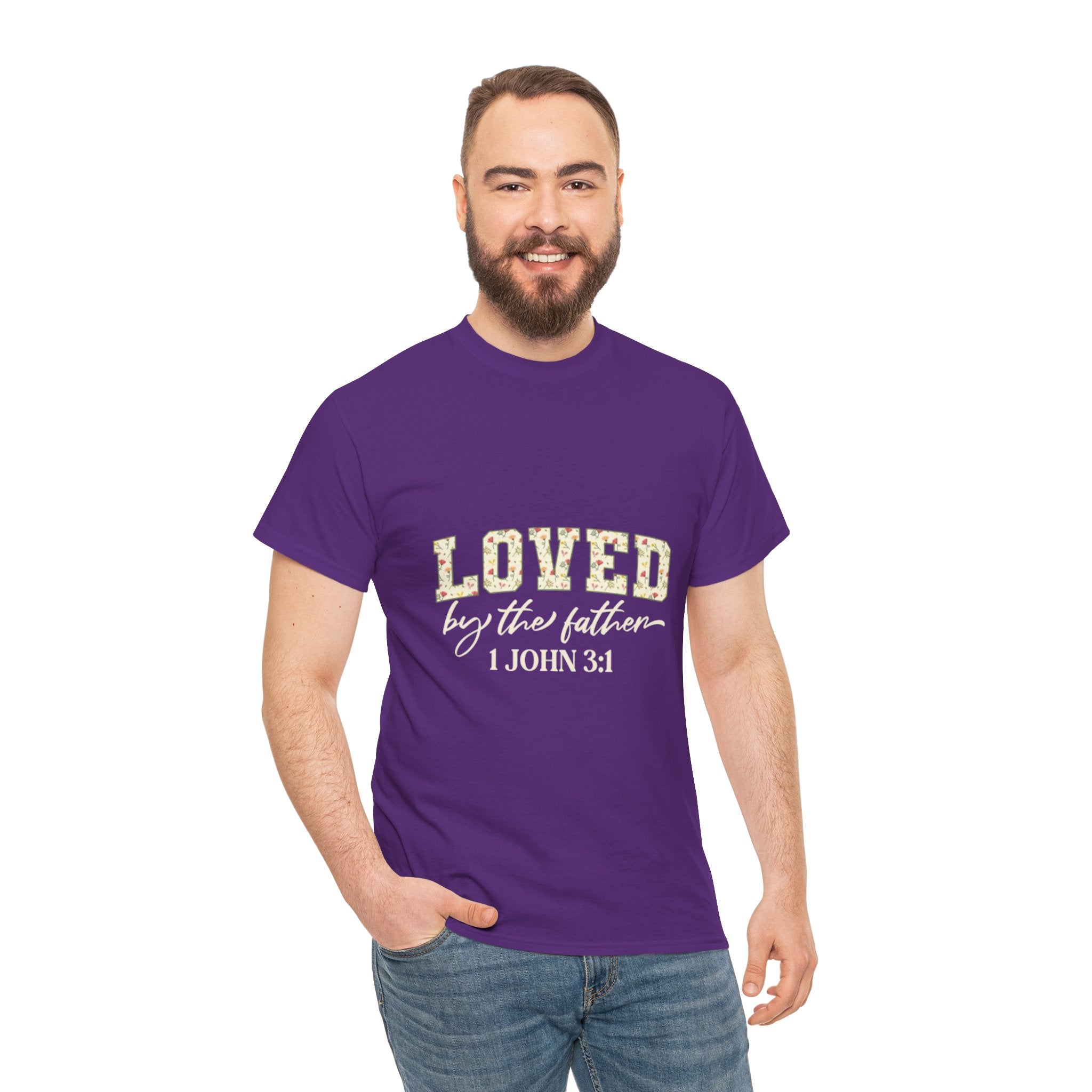 Loved by the Father T-Shirt Printify