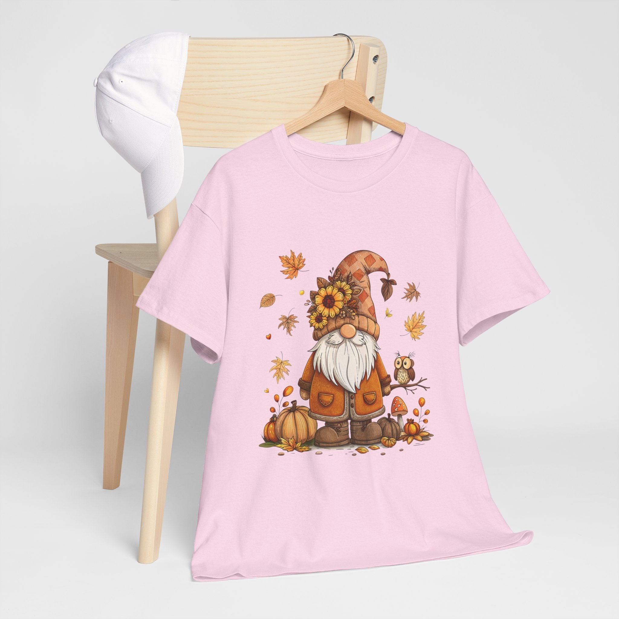 Fall Gnome Retro Unisex T- Shirt Printify