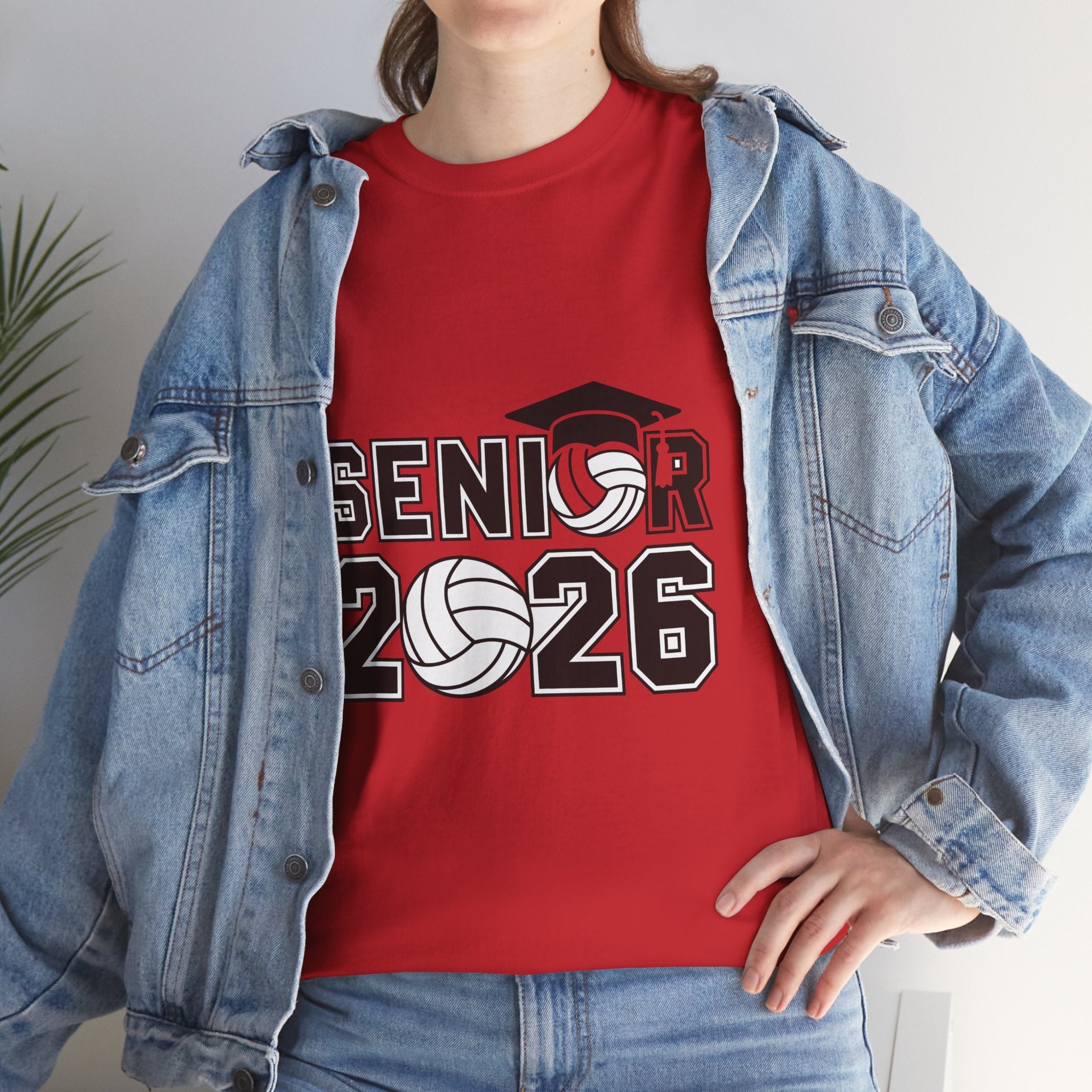 Senior 2026 Volleyball Graduation T- Shirt Printify