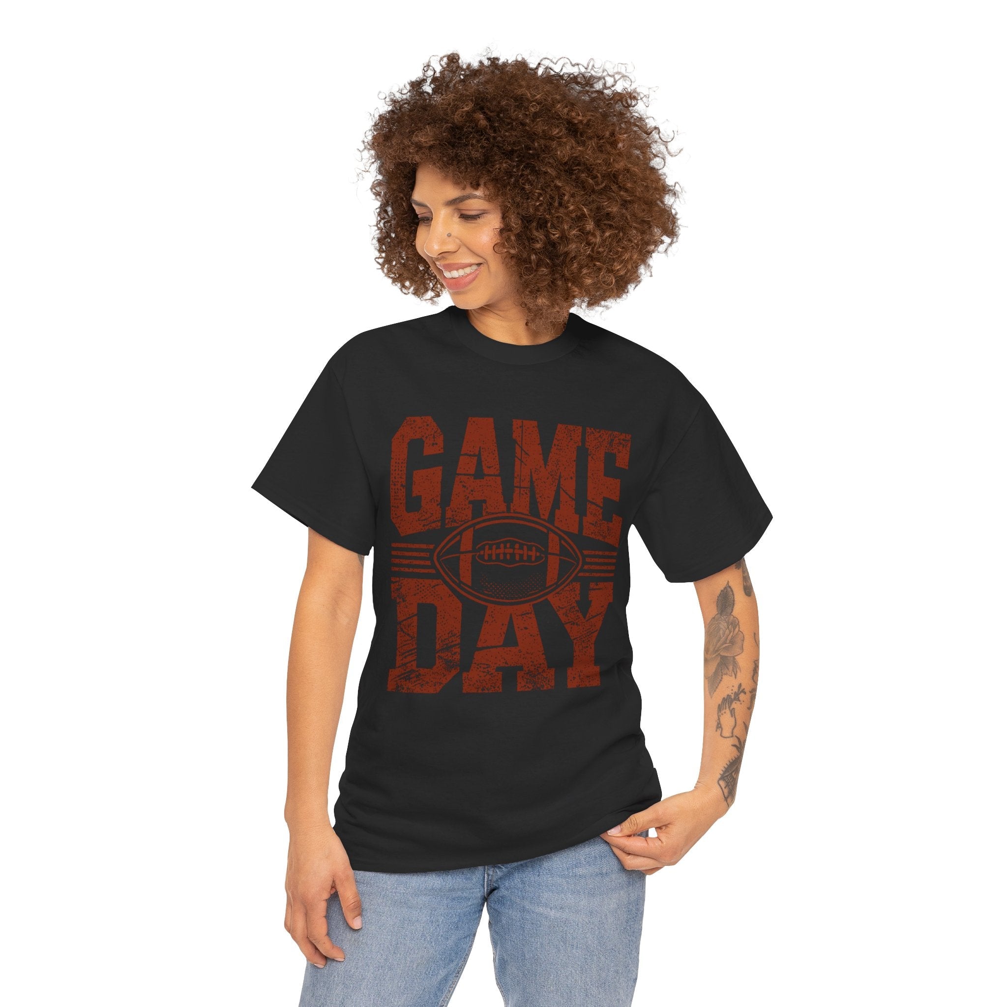 Vintage Football Game Day T-Shirt Printify