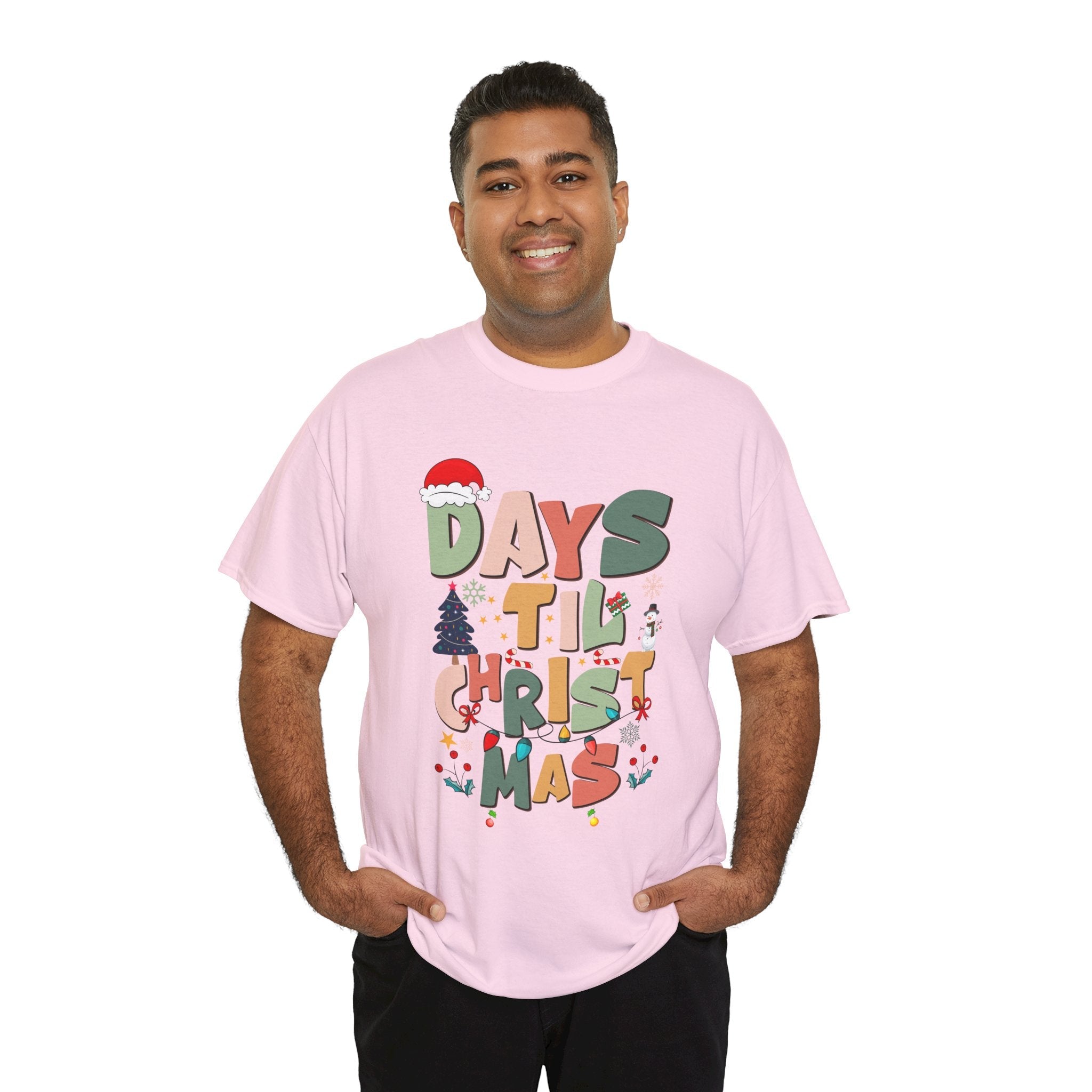 Christmas Countdown Holiday T-Shirt Printify