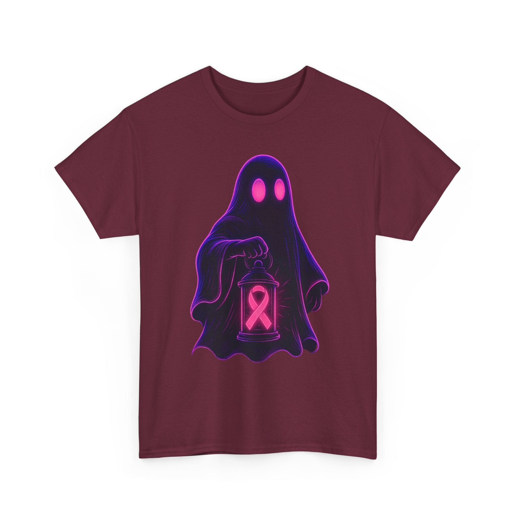 Neon Ghost Graphic T-Shirt Printify