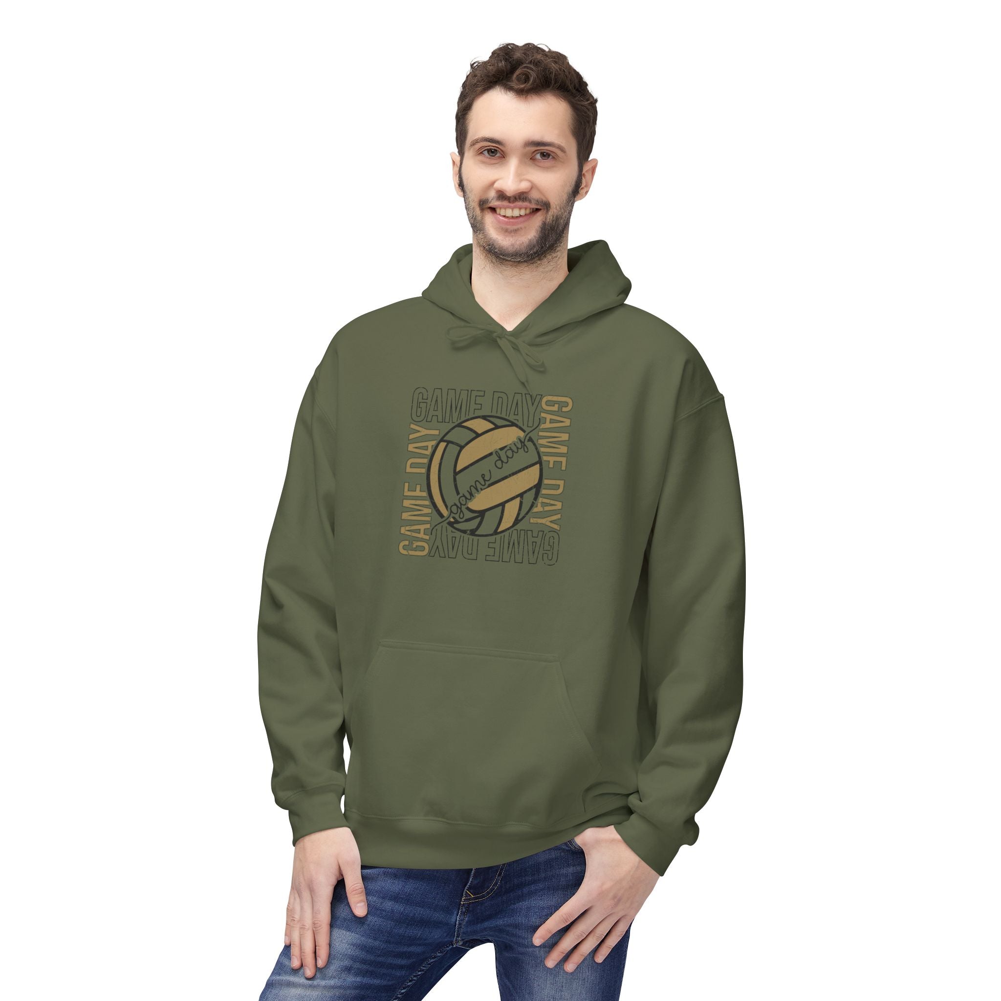 Game Day Volleyball Hoodie Printify