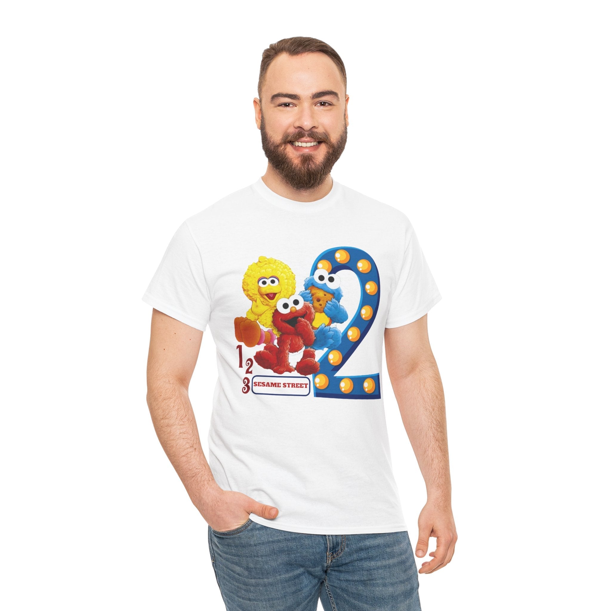 123 Sesame Street T-Shirt Printify