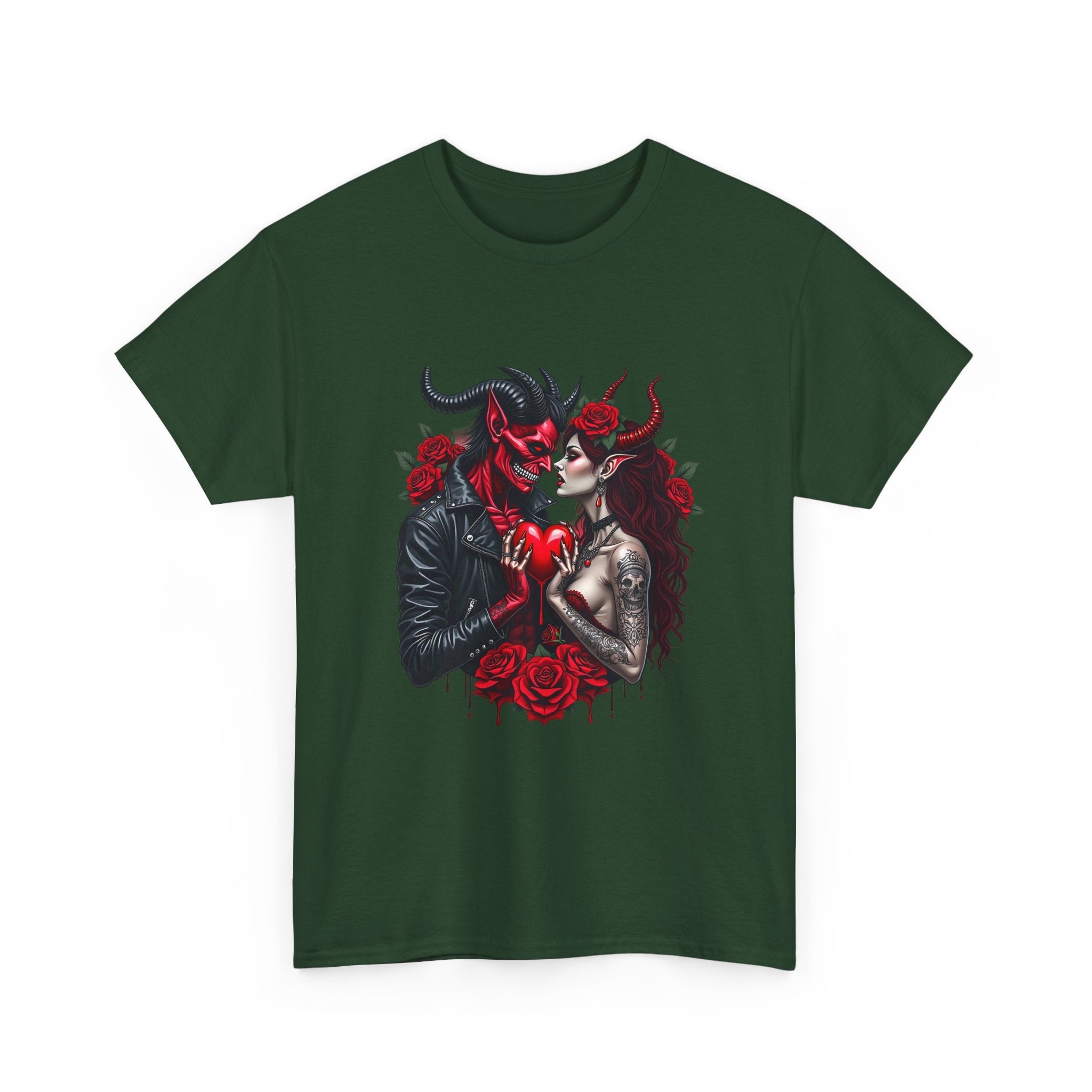 Romantic Gothic Graphic T-Shirt Printify