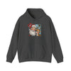 Vintage Santa & Reindeer Christmas Hoodie Printify