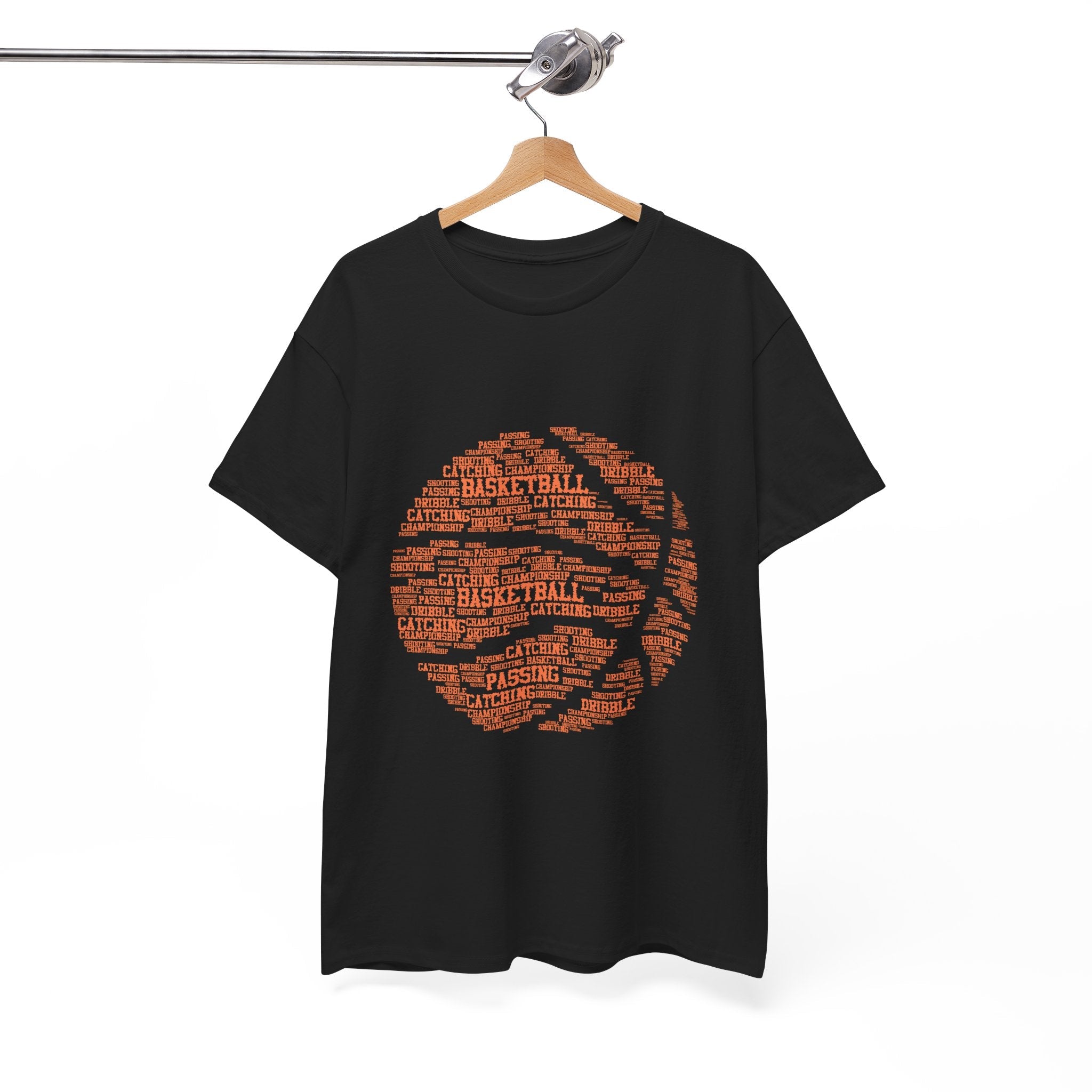 Basketball Word Art Unisex T- Shirt Printify