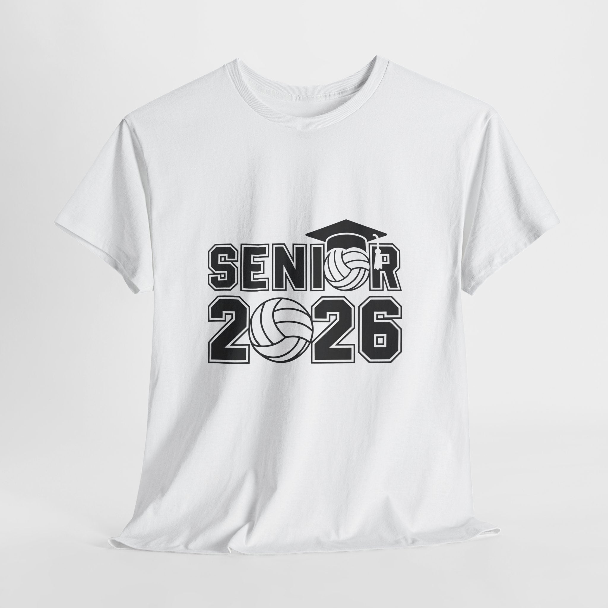 Senior 2026 Volleyball Graduation T- Shirt Printify