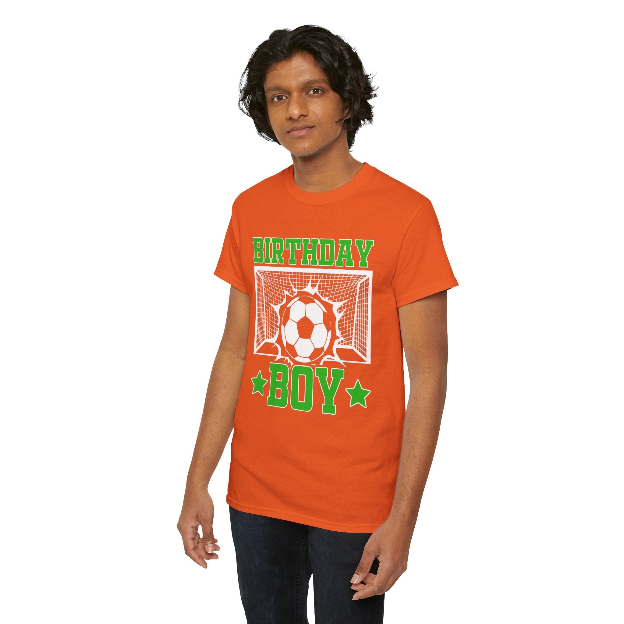 Birthday Boy Soccer T-Shirt Printify