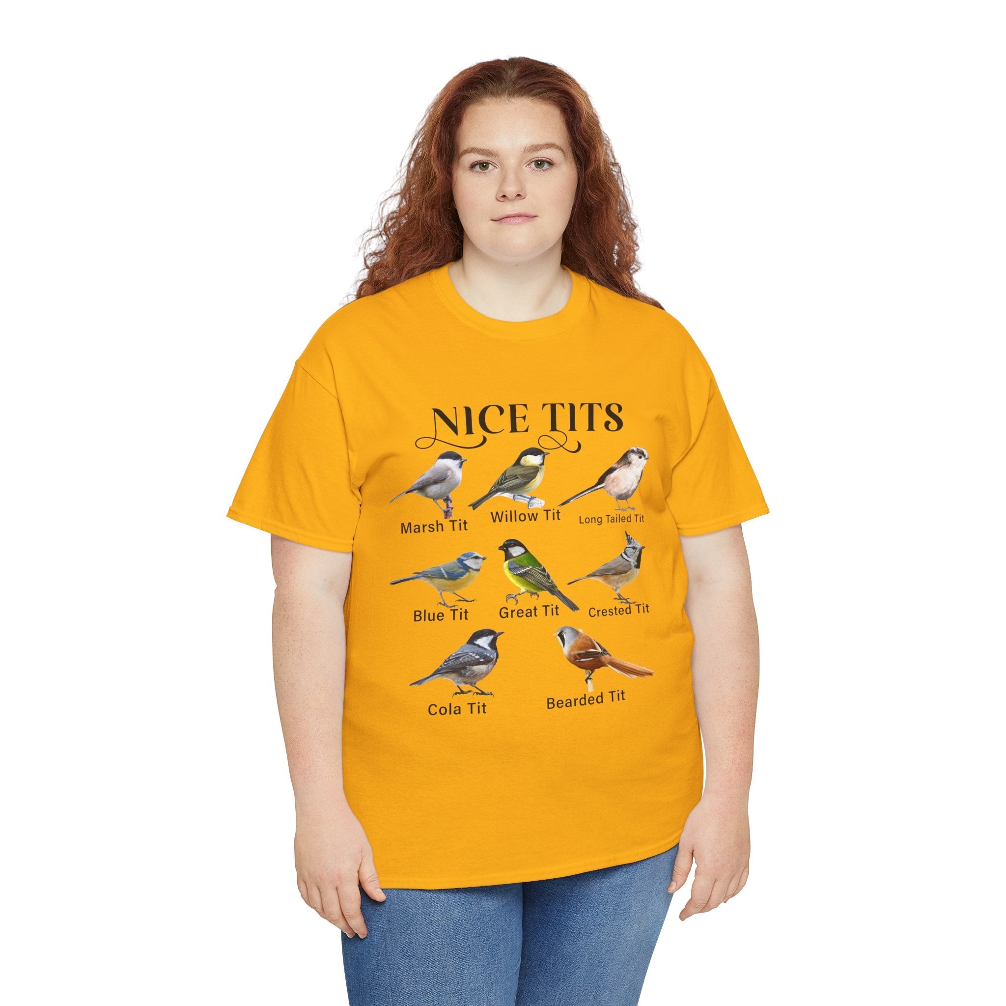 Nice Tits Birds Funny T-Shirt Printify