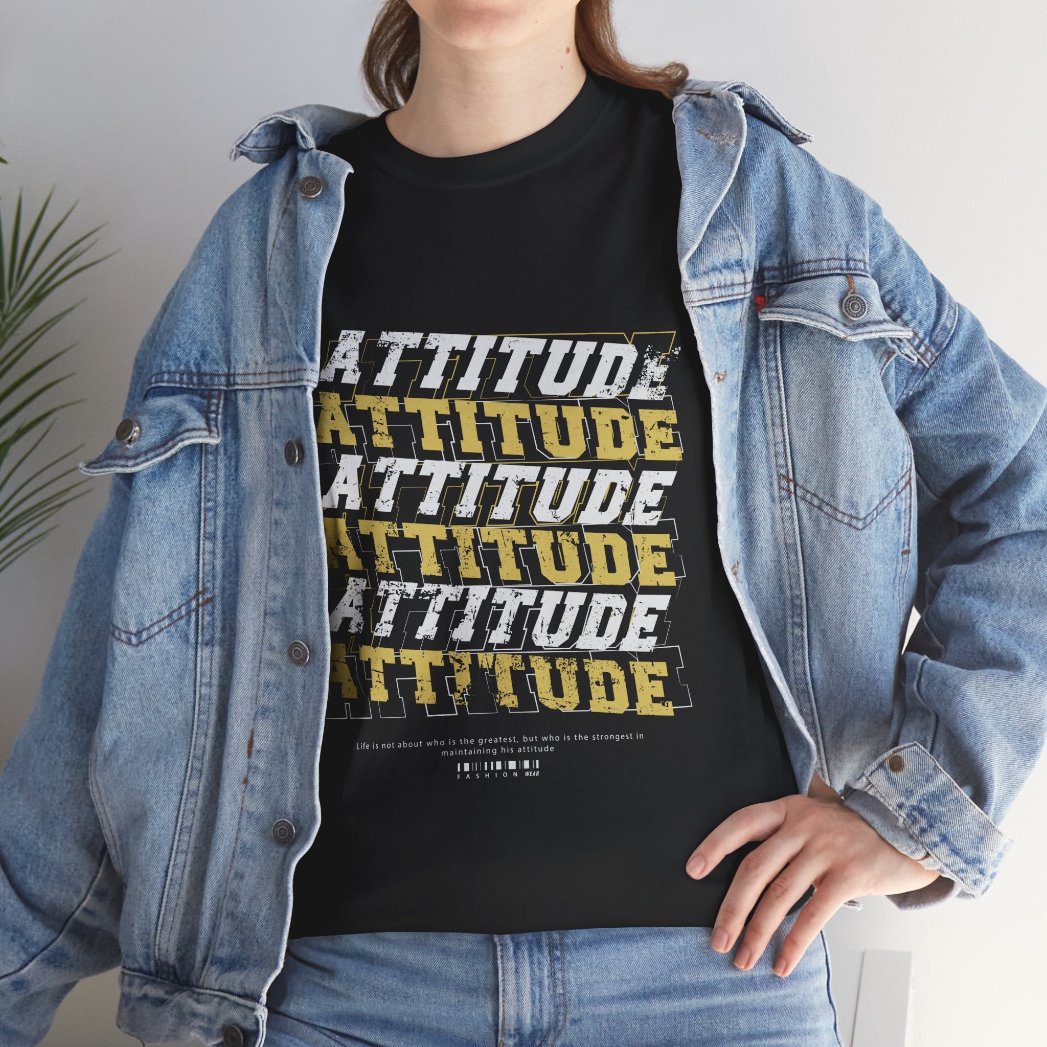 Bold Attitude Slogan T- Shirt Printify