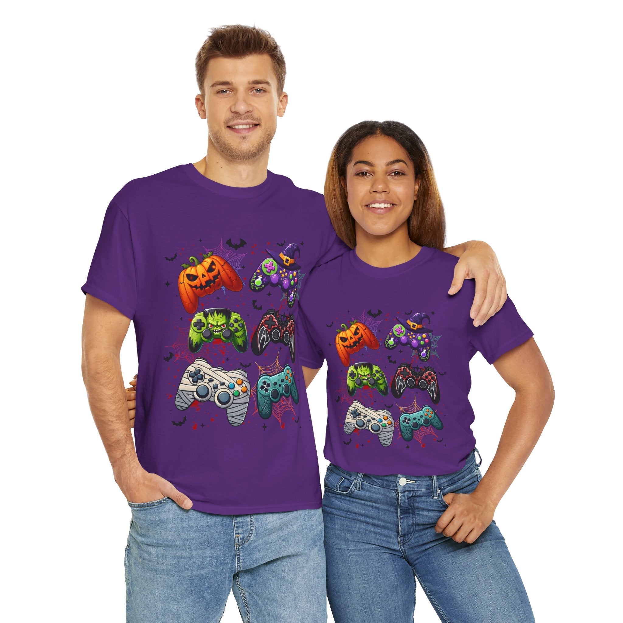 Halloween Gamer Unisex T- Shirt Printify