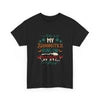 My Broomstick Runs on Wine Halloween T- Shirt Printify