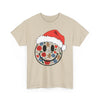 Retro Christmas Smiley Face T- Shirt Printify