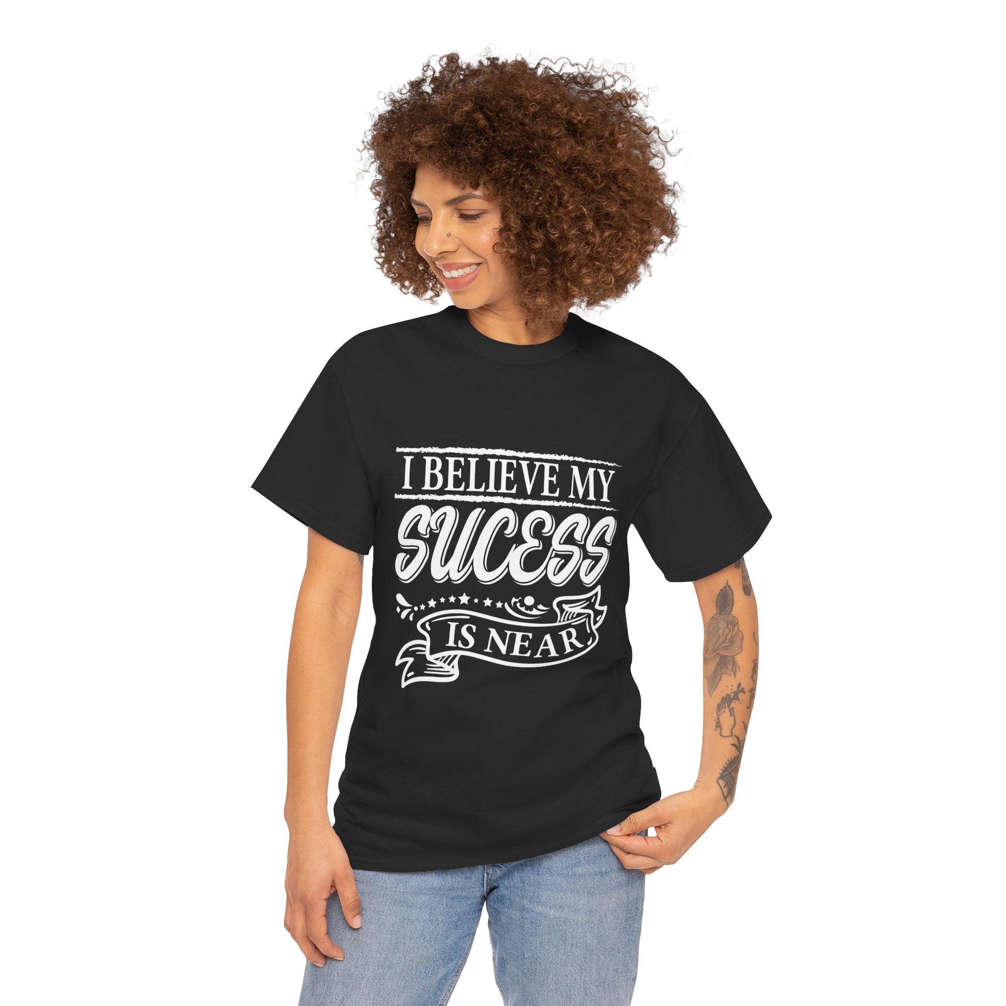 Success Is Near Motivational T- Shirt Printify