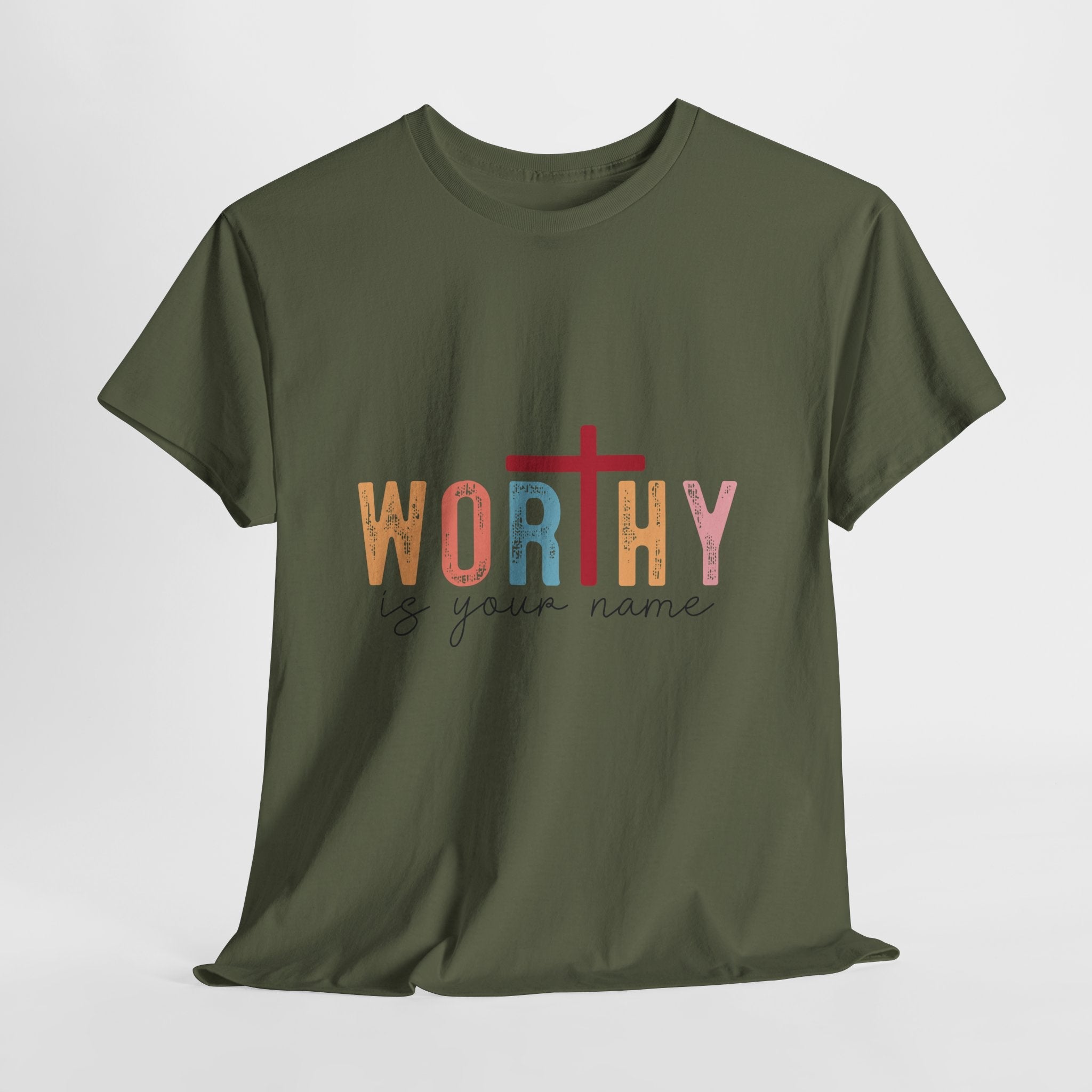 Worthy Christian Graphic T-Shirt Printify